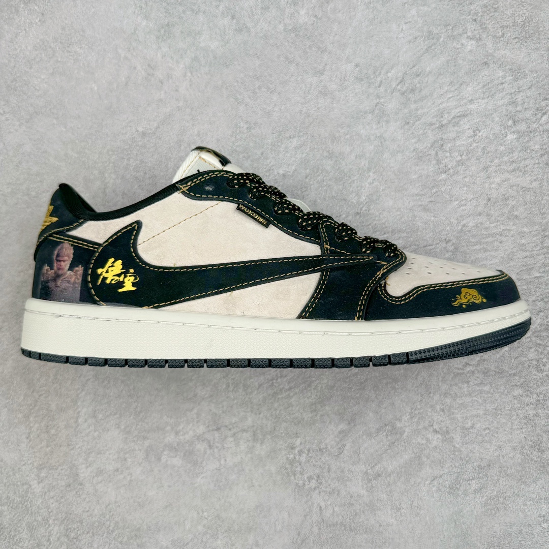 TS x Air Jordan AJ1 Low 倒钩低帮联名定制配色 CH6336-012 原厂内置气垫魔块 A模大底 头层小牛皮 鞋舌AJ原厂专用牛津布+AJ专用反口珍珠布+原厂无杂质高弹内里海棉+特殊封边弹力鞋带 尺码：36 36.5 37.5 38 38.5 39 40 40.5 41 42 42.5 43 44 44.5 45 46 47.5-选品中心