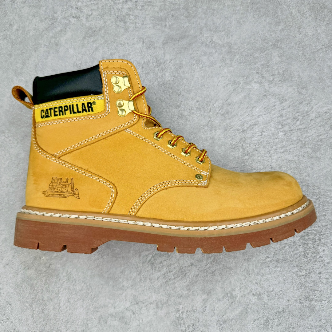＃特价福利 CAT卡特 硬汉推土机品牌经典百搭户外休闲大黄靴系列 广东大厂品质 24ss秋冬新款 常年主打 时尚潮流搭配 面料釆用意大利进口磨砂牛皮 全鞋真牛皮材料 大底到五金都是代工厂原材料制作 好货不杀猪 首单质量严格把控 全套官网统一包装 今年冬季防寒户外专用 日常随意搭配 型男必备 尺码：38 39 40 41 42 43 44 (偏大一码)-选品中心