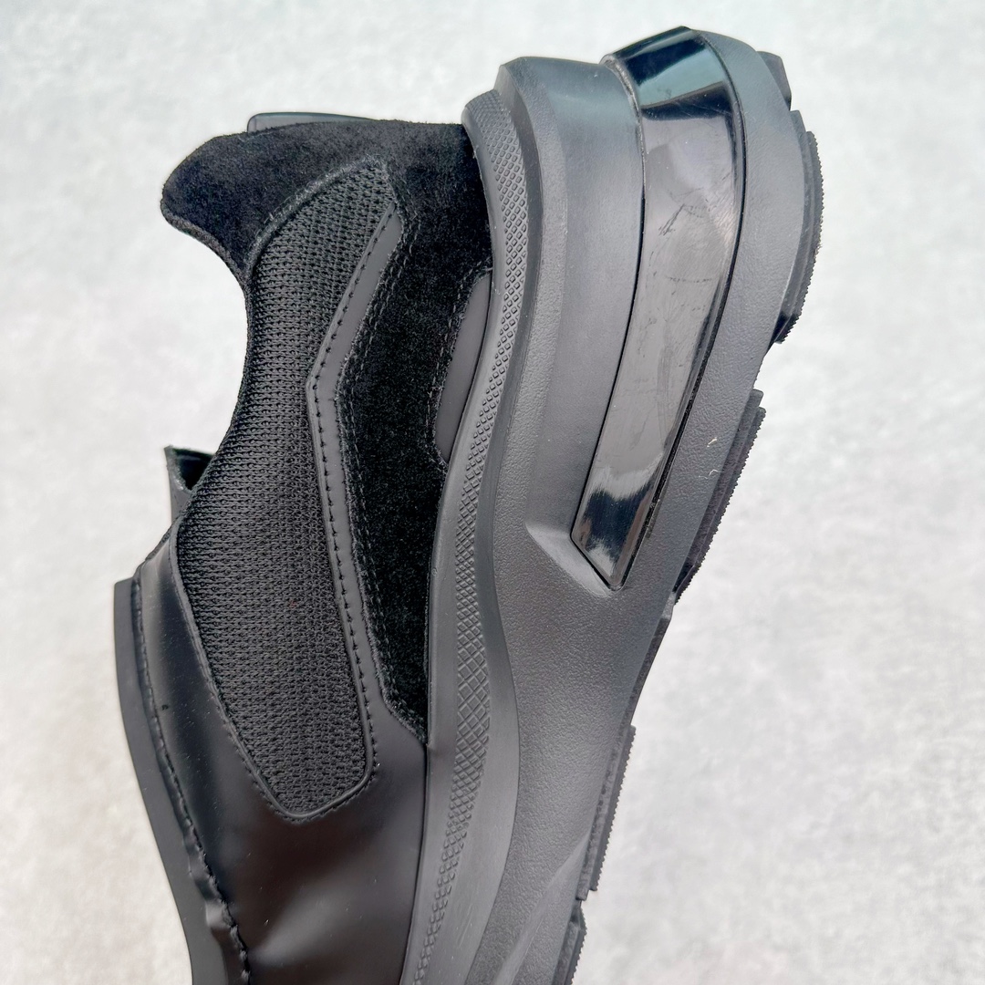 图片[7]-Prada Systeme 普拉达亮面皮革休闲时尚生活运动鞋 以现代手法重塑经典风格隐藏式鞋带造就简洁外观全手工缝制体现品牌匠人精神轻便的鞋底充满运动感 尺码：35 36 37 38 39 40 41 42 43 44 45-选品中心