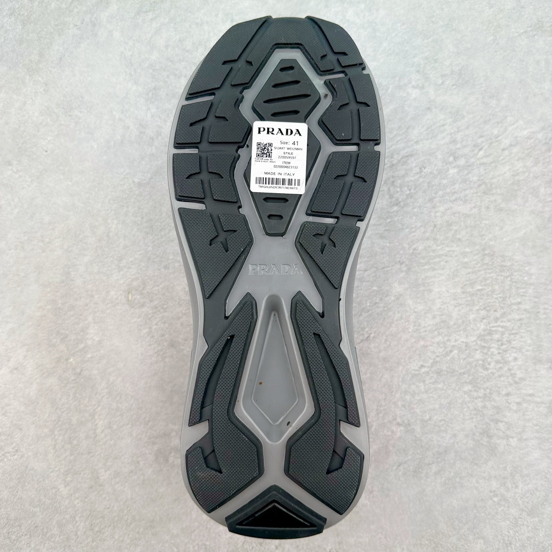 图片[9]-Prada Systeme 普拉达亮面皮革休闲时尚生活运动鞋 以现代手法重塑经典风格隐藏式鞋带造就简洁外观全手工缝制体现品牌匠人精神轻便的鞋底充满运动感 尺码：35 36 37 38 39 40 41 42 43 44 45-选品中心