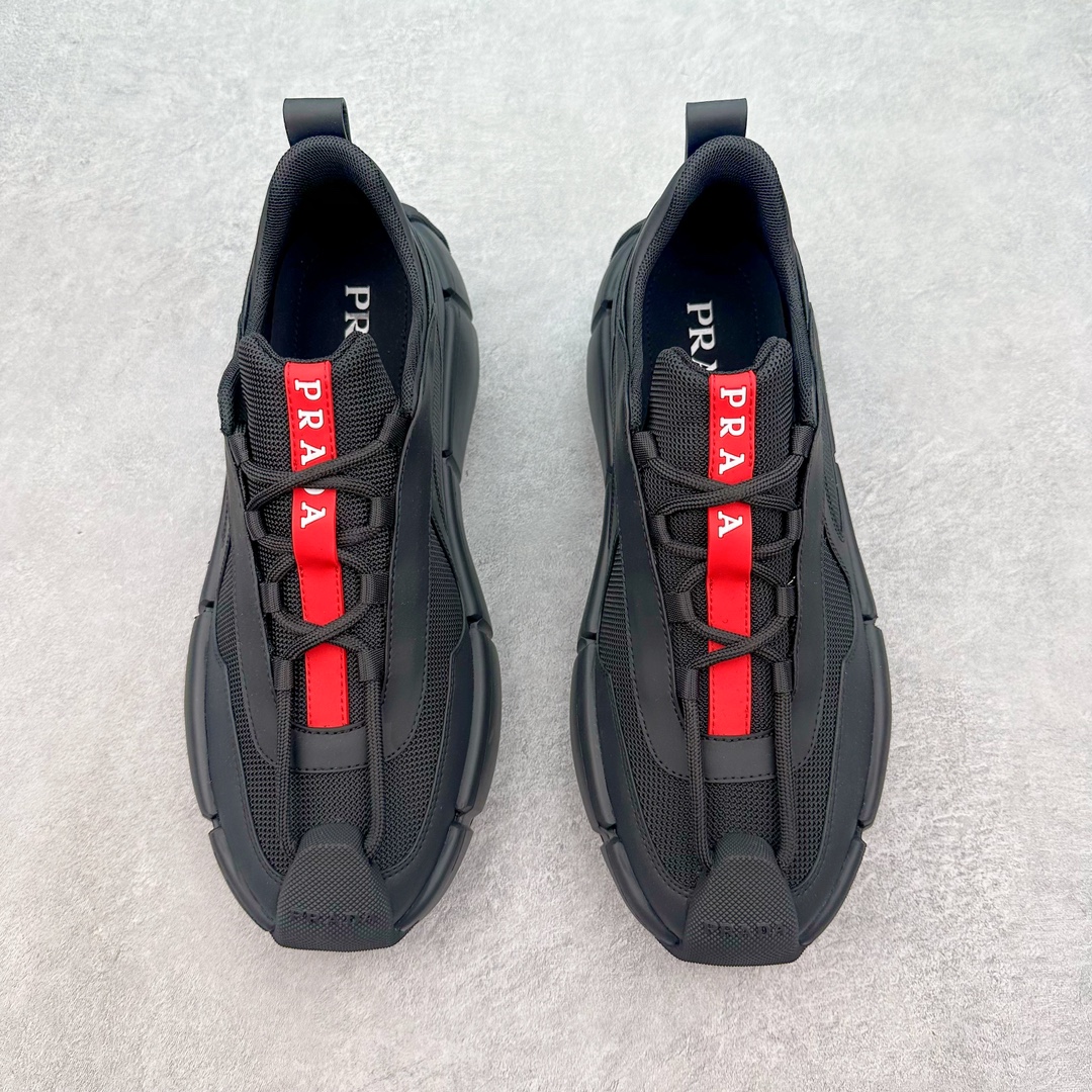 图片[2]-Prada Systeme 普拉达亮面皮革休闲时尚生活运动鞋 以现代手法重塑经典风格隐藏式鞋带造就简洁外观全手工缝制体现品牌匠人精神轻便的鞋底充满运动感 尺码：35 36 37 38 39 40 41 42 43 44 45-选品中心