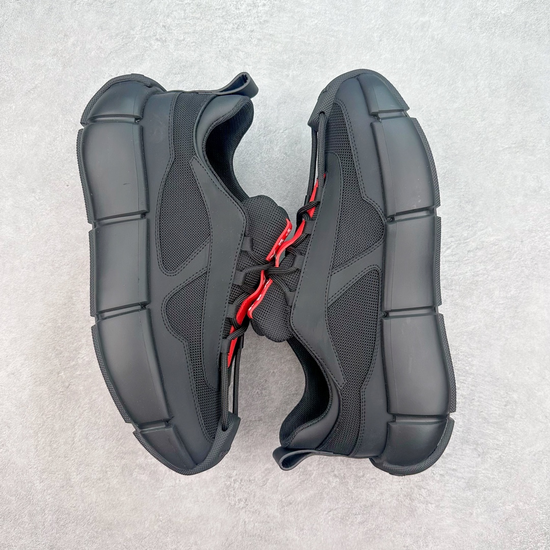 图片[3]-Prada Systeme 普拉达亮面皮革休闲时尚生活运动鞋 以现代手法重塑经典风格隐藏式鞋带造就简洁外观全手工缝制体现品牌匠人精神轻便的鞋底充满运动感 尺码：35 36 37 38 39 40 41 42 43 44 45-选品中心