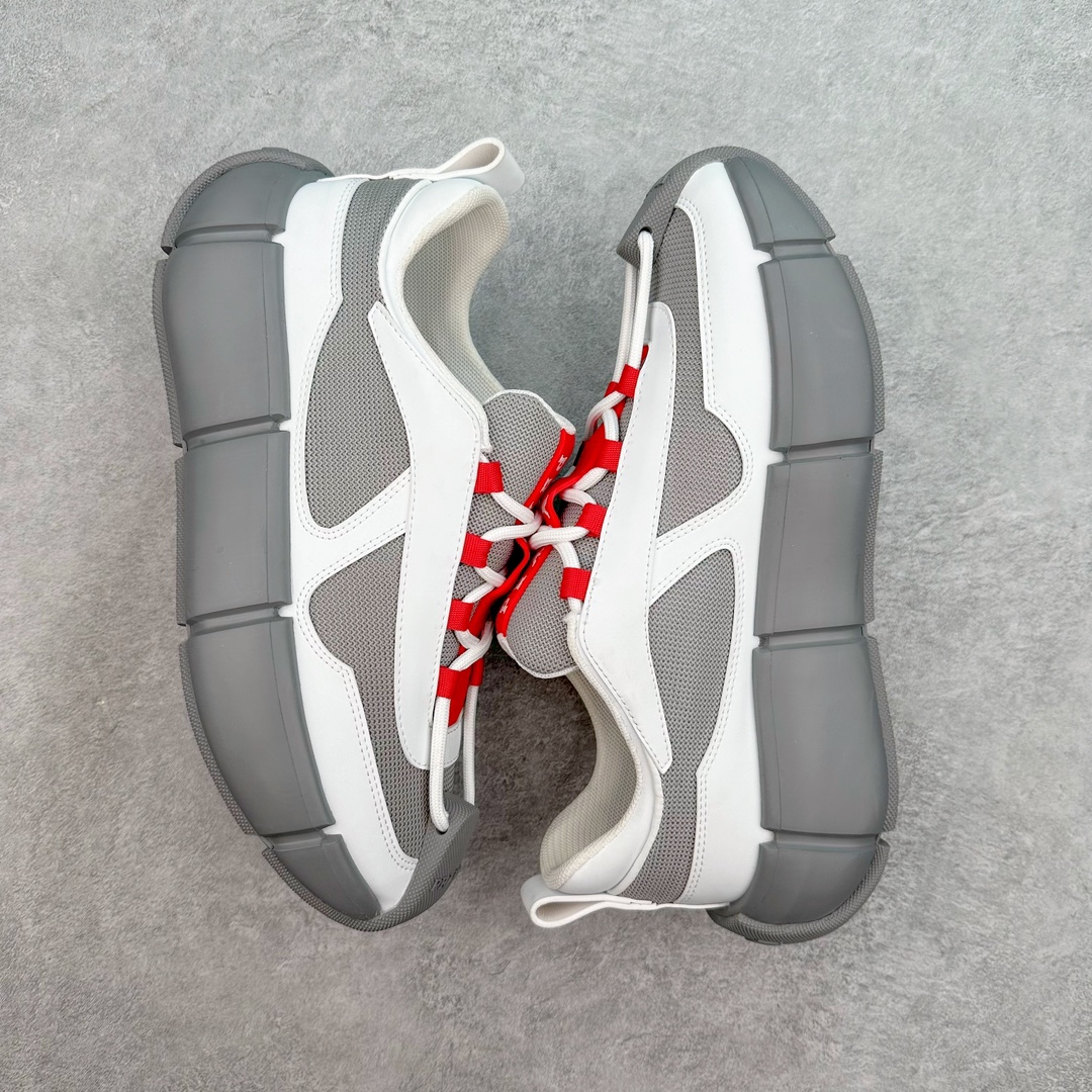 图片[3]-Prada Systeme 普拉达亮面皮革休闲时尚生活运动鞋 以现代手法重塑经典风格隐藏式鞋带造就简洁外观全手工缝制体现品牌匠人精神轻便的鞋底充满运动感 尺码：35 36 37 38 39 40 41 42 43 44 45-选品中心