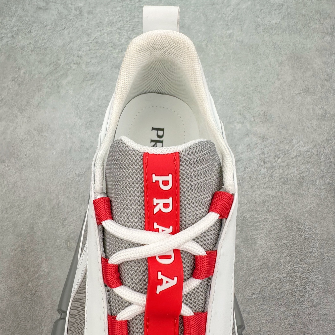 图片[5]-Prada Systeme 普拉达亮面皮革休闲时尚生活运动鞋 以现代手法重塑经典风格隐藏式鞋带造就简洁外观全手工缝制体现品牌匠人精神轻便的鞋底充满运动感 尺码：35 36 37 38 39 40 41 42 43 44 45-选品中心