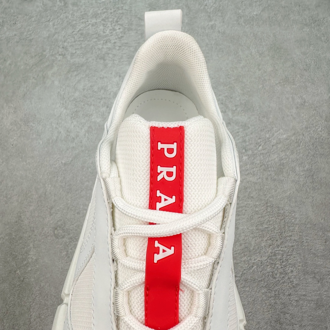 图片[5]-Prada Systeme 普拉达亮面皮革休闲时尚生活运动鞋 以现代手法重塑经典风格隐藏式鞋带造就简洁外观全手工缝制体现品牌匠人精神轻便的鞋底充满运动感 尺码：35 36 37 38 39 40 41 42 43 44 45-选品中心