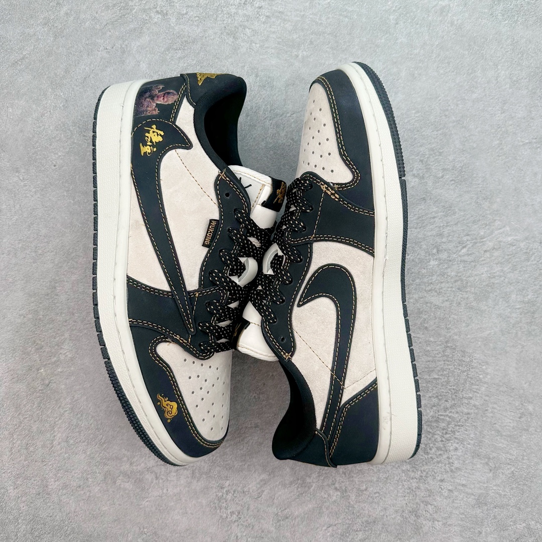 图片[3]-TS x Air Jordan AJ1 Low 倒钩低帮联名定制配色 CH6336-012 原厂内置气垫魔块 A模大底 头层小牛皮 鞋舌AJ原厂专用牛津布+AJ专用反口珍珠布+原厂无杂质高弹内里海棉+特殊封边弹力鞋带 尺码：36 36.5 37.5 38 38.5 39 40 40.5 41 42 42.5 43 44 44.5 45 46 47.5-选品中心