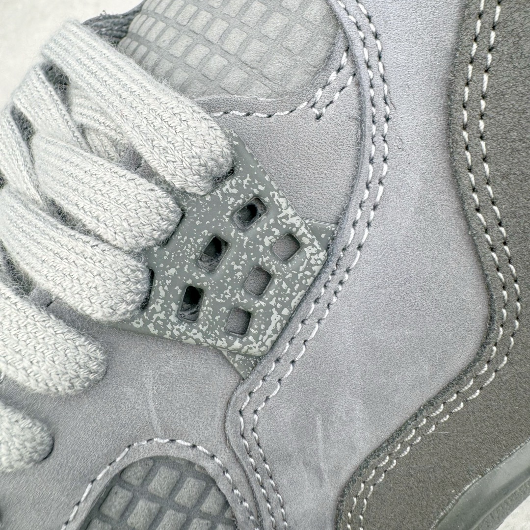 图片[14]-＃DT/R1纯原 Air Jordan AJ4 SE “Paris Olympics” 巴黎奥运会灰黑 FQ7928-001 原鞋开发原楦原纸板同源开发 完美呈现乔4的版型 内侧正确双色网格 还原细节 原厂皮料 正确气垫颜色 正确网格工艺 正确拉帮工艺 全鞋原装材料制作 原档案原模具打造 支持全方位与正品对比 尺码：40 40.5 41 42 42.5 43 44 44.5 45 46 47.5 48.5-选品中心