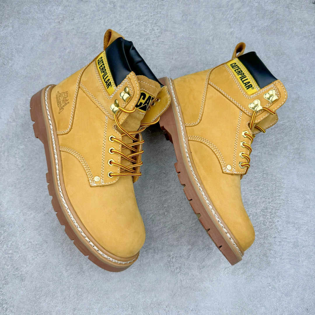 图片[3]-＃特价福利 CAT卡特 硬汉推土机品牌经典百搭户外休闲大黄靴系列 广东大厂品质 24ss秋冬新款 常年主打 时尚潮流搭配 面料釆用意大利进口磨砂牛皮 全鞋真牛皮材料 大底到五金都是代工厂原材料制作 好货不杀猪 首单质量严格把控 全套官网统一包装 今年冬季防寒户外专用 日常随意搭配 型男必备 尺码：38 39 40 41 42 43 44 (偏大一码)-选品中心