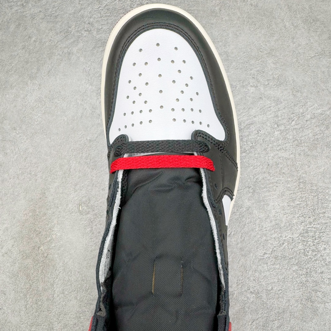 图片[4]-＃PK纯原 Air Jordan AJ1 Retro High 新黑脚趾2024 DZ5485-106 圈内最强系列 高端零售特供批次 产品品控稳定性领先行业 各方面均可对飙L版 良心定价不杀猪 SZ原厂全套原楦原纸板冲刀磨具开发 原厂皮料加持 原厂港宝加持定型后跟R度完美 同源原厂电绣 飞翼针数密度立体效果一致 百分百一致原鞋 原厂拉帮工艺 针距密度一致 后跟弧度收口自然不对折 极致一眼正品既视感 进口玻璃冲刀皮料裁剪零毛边 全鞋电脑针车工艺 品控清洁度最高QC检验标准 免检产品 原厂订购鞋盒、鞋标、防尘纸、鞋撑、鞋带 追求极致的原厂味道 尺码：40 40.5 41 42 42.5 43 44 44.5 45 46 47.5-选品中心