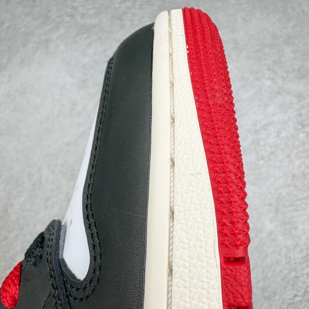 图片[18]-＃PK纯原 Air Jordan AJ1 Retro High 新黑脚趾2024 DZ5485-106 圈内最强系列 高端零售特供批次 产品品控稳定性领先行业 各方面均可对飙L版 良心定价不杀猪 SZ原厂全套原楦原纸板冲刀磨具开发 原厂皮料加持 原厂港宝加持定型后跟R度完美 同源原厂电绣 飞翼针数密度立体效果一致 百分百一致原鞋 原厂拉帮工艺 针距密度一致 后跟弧度收口自然不对折 极致一眼正品既视感 进口玻璃冲刀皮料裁剪零毛边 全鞋电脑针车工艺 品控清洁度最高QC检验标准 免检产品 原厂订购鞋盒、鞋标、防尘纸、鞋撑、鞋带 追求极致的原厂味道 尺码：40 40.5 41 42 42.5 43 44 44.5 45 46 47.5-选品中心