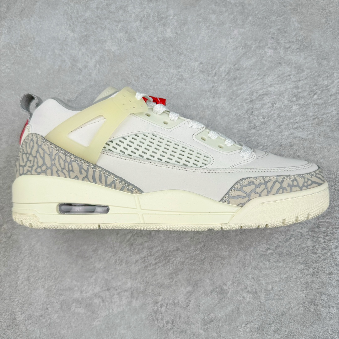 Jordan Spizike Low AJ复古低帮篮球鞋 这款鞋子著名导演斯派克李的Jordan Spizike专属 预计于明年夏季推出全新低帮版本 将包括三款配色 经典爆裂纹非常复古 两款配色分别以大学红和黑曜石蓝进行区分 鞋身设计中依旧带有大象爆裂纹、鞋侧束带、塑胶网布等经典元素 之后 在鞋舌、内衬以及鞋底等位置缀以大学红和黑曜石蓝搭配 带来全新造型 尺码：36 36.5 37.5 38 38.5 39 40 40.5 41 42 42.5 43 44 44.5 45 46 47.5-选品中心