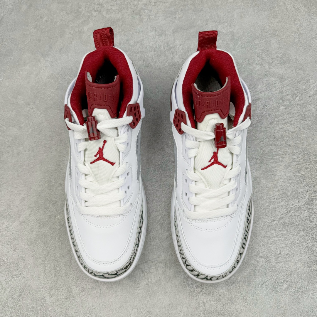 图片[2]-Jordan Spizike Low AJ复古低帮篮球鞋 这款鞋子著名导演斯派克李的Jordan Spizike专属 预计于明年夏季推出全新低帮版本 将包括三款配色 经典爆裂纹非常复古 两款配色分别以大学红和黑曜石蓝进行区分 鞋身设计中依旧带有大象爆裂纹、鞋侧束带、塑胶网布等经典元素 之后 在鞋舌、内衬以及鞋底等位置缀以大学红和黑曜石蓝搭配 带来全新造型 尺码：36 36.5 37.5 38 38.5 39 40 40.5 41 42 42.5 43 44 44.5 45 46 47.5-选品中心