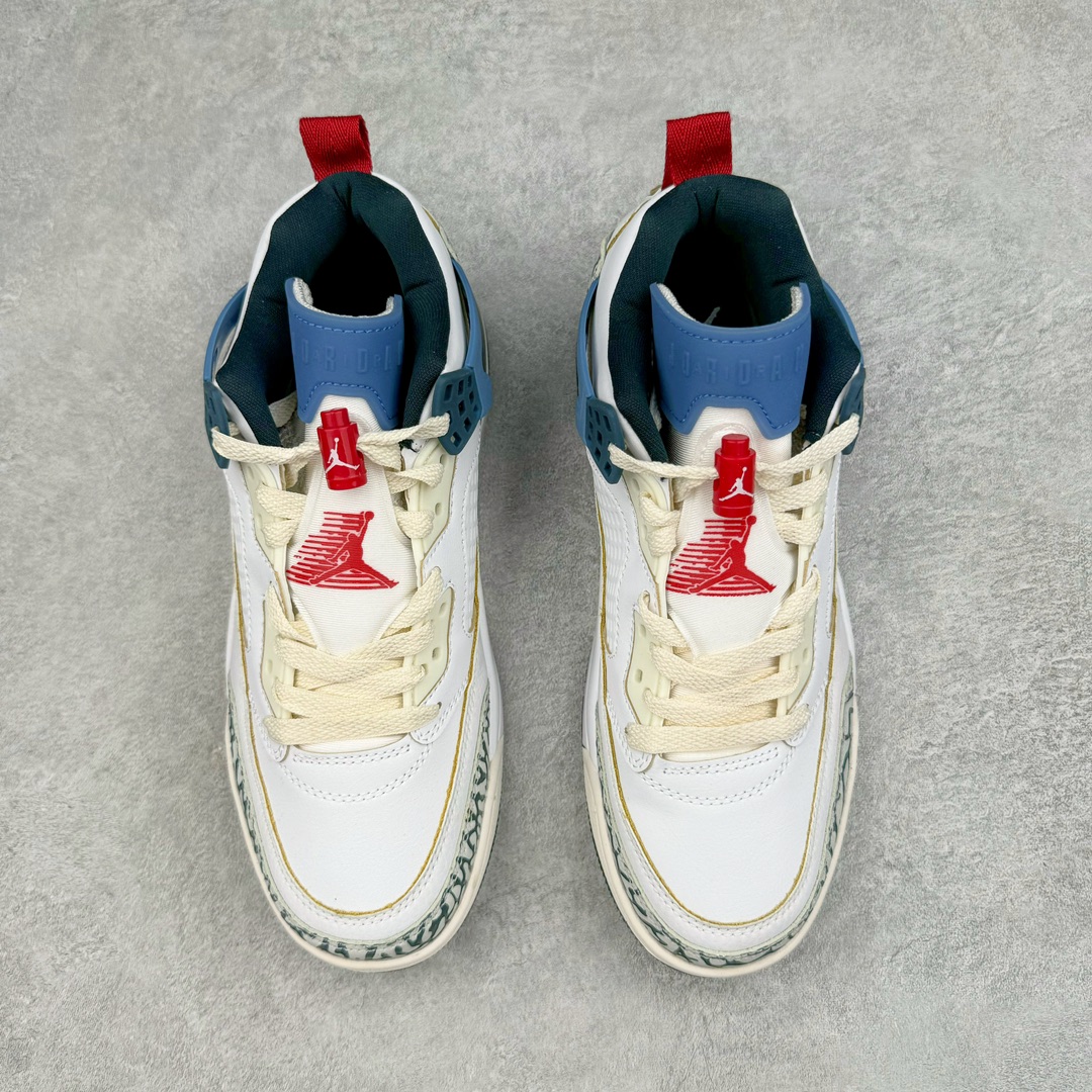 图片[2]-Jordan Spizike Low AJ复古低帮篮球鞋 这款鞋子著名导演斯派克李的Jordan Spizike专属 预计于明年夏季推出全新低帮版本 将包括三款配色 经典爆裂纹非常复古 两款配色分别以大学红和黑曜石蓝进行区分 鞋身设计中依旧带有大象爆裂纹、鞋侧束带、塑胶网布等经典元素 之后 在鞋舌、内衬以及鞋底等位置缀以大学红和黑曜石蓝搭配 带来全新造型 尺码：36 36.5 37.5 38 38.5 39 40 40.5 41 42 42.5 43 44 44.5 45 46 47.5-选品中心