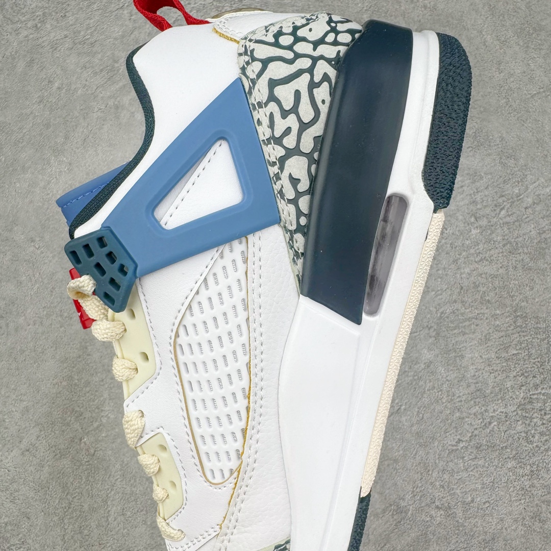 图片[7]-Jordan Spizike Low AJ复古低帮篮球鞋 这款鞋子著名导演斯派克李的Jordan Spizike专属 预计于明年夏季推出全新低帮版本 将包括三款配色 经典爆裂纹非常复古 两款配色分别以大学红和黑曜石蓝进行区分 鞋身设计中依旧带有大象爆裂纹、鞋侧束带、塑胶网布等经典元素 之后 在鞋舌、内衬以及鞋底等位置缀以大学红和黑曜石蓝搭配 带来全新造型 尺码：36 36.5 37.5 38 38.5 39 40 40.5 41 42 42.5 43 44 44.5 45 46 47.5-选品中心