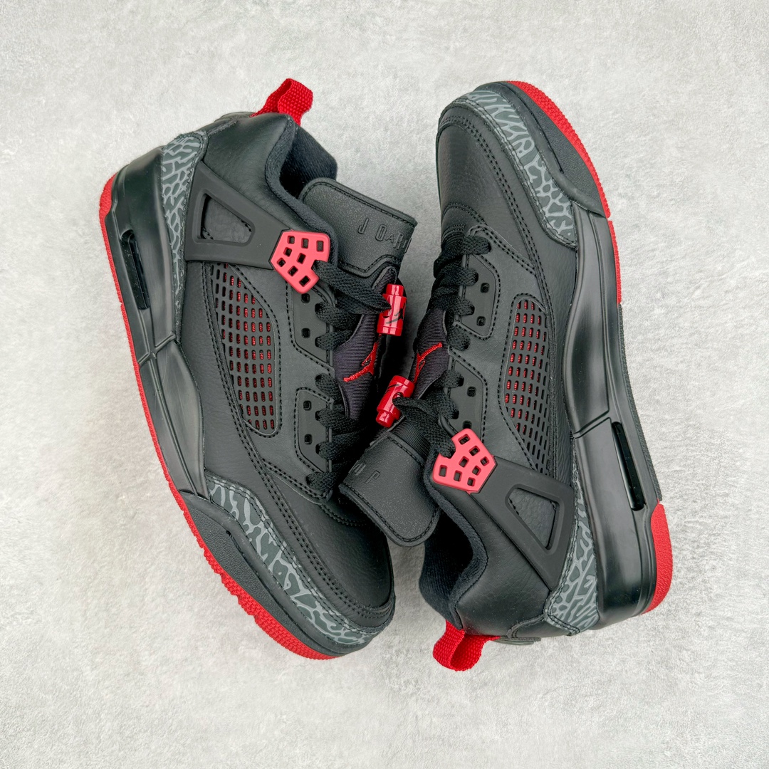 图片[3]-Jordan Spizike Low AJ复古低帮篮球鞋 这款鞋子著名导演斯派克李的Jordan Spizike专属 预计于明年夏季推出全新低帮版本 将包括三款配色 经典爆裂纹非常复古 两款配色分别以大学红和黑曜石蓝进行区分 鞋身设计中依旧带有大象爆裂纹、鞋侧束带、塑胶网布等经典元素 之后 在鞋舌、内衬以及鞋底等位置缀以大学红和黑曜石蓝搭配 带来全新造型 尺码：36 36.5 37.5 38 38.5 39 40 40.5 41 42 42.5 43 44 44.5 45 46 47.5-选品中心