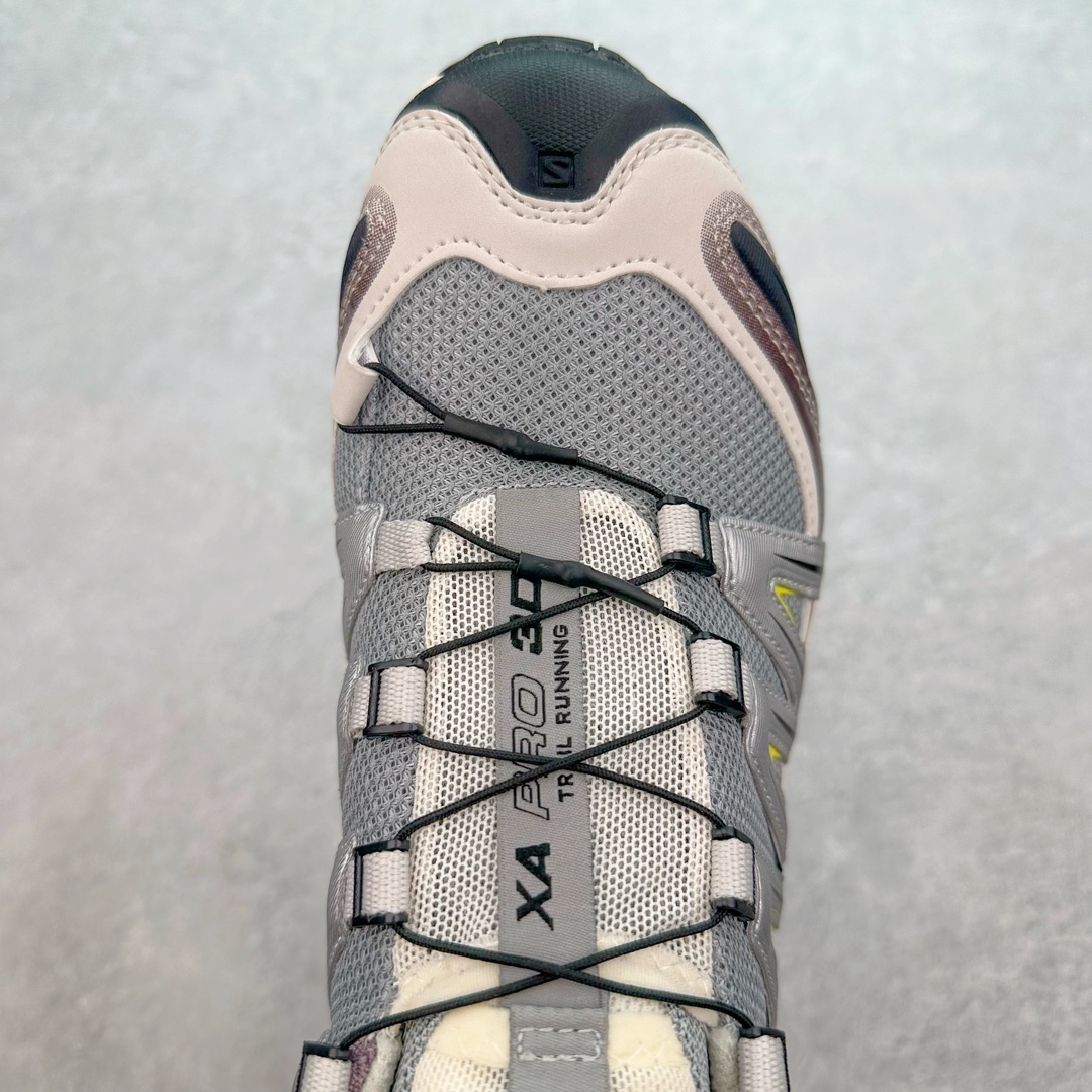 图片[4]-＃B版 SALOMON XA Pro 3D ADV 萨洛蒙潮流越野机能户外功能鞋 纯原外贸平台特供订单 耗时半年巨作 全套原纸板楦头开发 原厂特供网布配套加持 确保原汁原味 完美呈现版型 原档数据独家私模五层组合大底 原装Ortholite轻量化鞋垫 中底布带钢印编号 原厂TPU锁扣 进口港宝加持 后跟自然饱满 还原公司包裹性 鞋面采用SENSIFT贴合技术 全方位贴合包裹脚型 鞋跟部鞋底牵引设计 提供强大的抓地性能 更适应野外崎岖不平的道路 其3D ADVANCED CHASSIS底盘 材料轻量大化 钉齿设计更具稳定性 防护性 鞋底易磨损区运用CONTAGRIP高耐磨材料 应对城市硬质路面长距离跑考验 尺码：36 36.5 37.5 38 38.5 39 40 40.5 41 42 42.5 43 44 44.5 45 46.5-选品中心