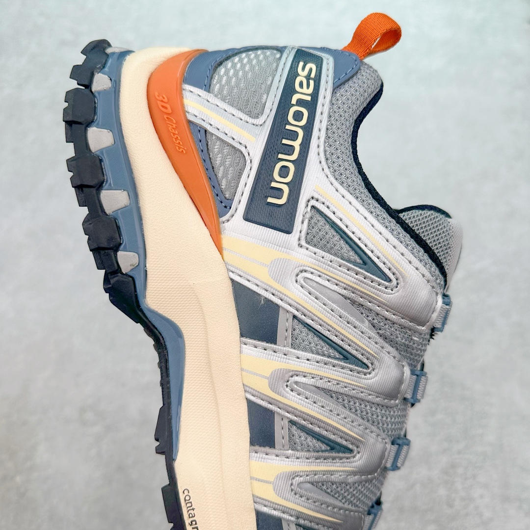 图片[6]-＃B版 SALOMON XA Pro 3D ADV 萨洛蒙潮流越野机能户外功能鞋 纯原外贸平台特供订单 耗时半年巨作 全套原纸板楦头开发 原厂特供网布配套加持 确保原汁原味 完美呈现版型 原档数据独家私模五层组合大底 原装Ortholite轻量化鞋垫 中底布带钢印编号 原厂TPU锁扣 进口港宝加持 后跟自然饱满 还原公司包裹性 鞋面采用SENSIFT贴合技术 全方位贴合包裹脚型 鞋跟部鞋底牵引设计 提供强大的抓地性能 更适应野外崎岖不平的道路 其3D ADVANCED CHASSIS底盘 材料轻量大化 钉齿设计更具稳定性 防护性 鞋底易磨损区运用CONTAGRIP高耐磨材料 应对城市硬质路面长距离跑考验 尺码：36 36.5 37.5 38 38.5 39 40 40.5 41 42 42.5 43 44 44.5 45 46.5-选品中心