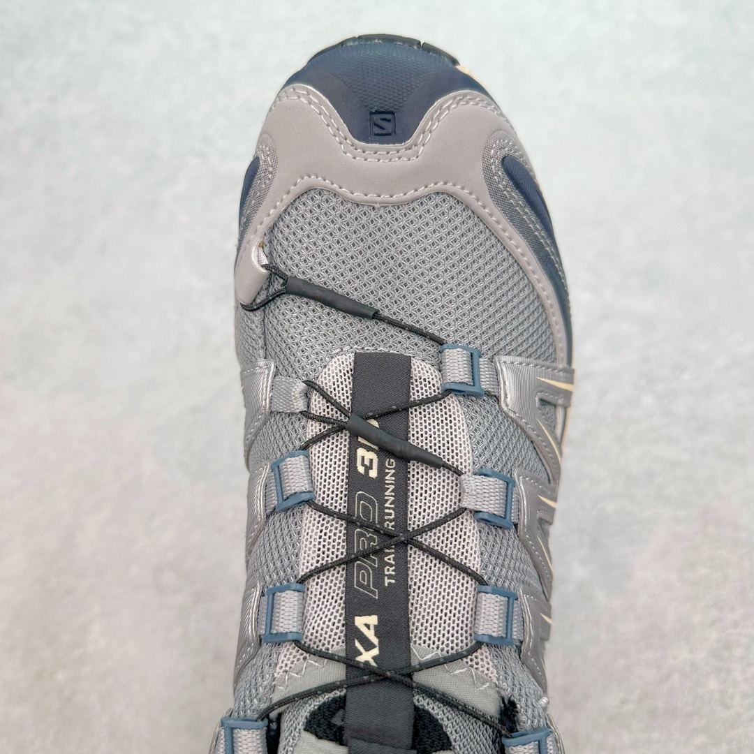 图片[4]-＃B版 SALOMON XA Pro 3D ADV 萨洛蒙潮流越野机能户外功能鞋 纯原外贸平台特供订单 耗时半年巨作 全套原纸板楦头开发 原厂特供网布配套加持 确保原汁原味 完美呈现版型 原档数据独家私模五层组合大底 原装Ortholite轻量化鞋垫 中底布带钢印编号 原厂TPU锁扣 进口港宝加持 后跟自然饱满 还原公司包裹性 鞋面采用SENSIFT贴合技术 全方位贴合包裹脚型 鞋跟部鞋底牵引设计 提供强大的抓地性能 更适应野外崎岖不平的道路 其3D ADVANCED CHASSIS底盘 材料轻量大化 钉齿设计更具稳定性 防护性 鞋底易磨损区运用CONTAGRIP高耐磨材料 应对城市硬质路面长距离跑考验 尺码：36 36.5 37.5 38 38.5 39 40 40.5 41 42 42.5 43 44 44.5 45 46.5-选品中心