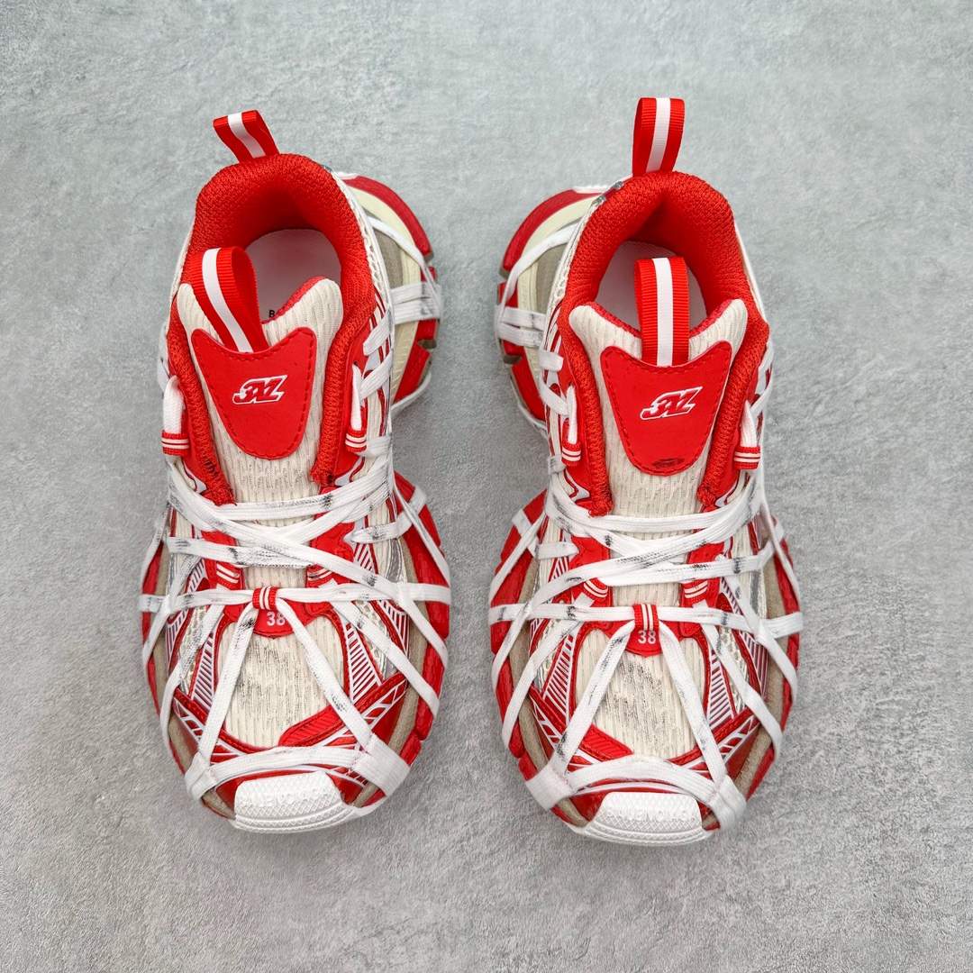 图片[2]-BALENCIAGA 3XL Sneakers 巴黎世家十代网布系带低帮走秀复古老爹鞋 配套套现全码福利开炸 长期补货价格一步到位 市场中端王者 欢迎对比 实力大厂成熟流水线出品 品控完美 免检产品 新配色陆续开发 全套原纸板楦头开发 完美版型 鞋头边缘和后帮徽标 鞋面和后跟凸印尺码 鞋舌 3XL 橡胶品牌标识和反光细节 鞋帮拉袢和鞋舌拉祥 配反光细节 备用鞋带在鞋履前侧 可在穿着前取下 便于不同造型搭配 注意运费超重 偏大一码 尺码：35 36 37 38 39 40 41 42 43 44 45 46-选品中心