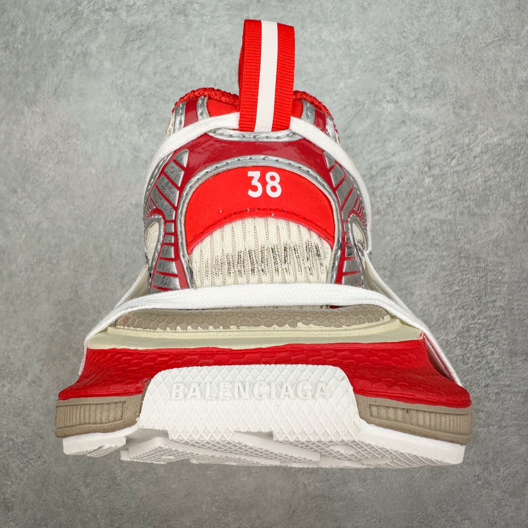 图片[8]-BALENCIAGA 3XL Sneakers 巴黎世家十代网布系带低帮走秀复古老爹鞋 配套套现全码福利开炸 长期补货价格一步到位 市场中端王者 欢迎对比 实力大厂成熟流水线出品 品控完美 免检产品 新配色陆续开发 全套原纸板楦头开发 完美版型 鞋头边缘和后帮徽标 鞋面和后跟凸印尺码 鞋舌 3XL 橡胶品牌标识和反光细节 鞋帮拉袢和鞋舌拉祥 配反光细节 备用鞋带在鞋履前侧 可在穿着前取下 便于不同造型搭配 注意运费超重 偏大一码 尺码：35 36 37 38 39 40 41 42 43 44 45 46-选品中心