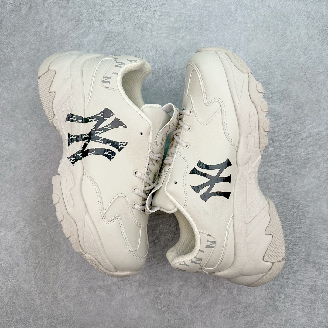 图片[3]-＃DT纯原 MLB Big Ball Chunky 复古印花老爹鞋系列低帮轻量增高厚底百搭休闲运动慢跑鞋 Korea韩国联名NY美国榄球纽约洋基队限定 目前可过轻松秒过各类鉴定 能操作的私聊 韩国代购专供 左脚内置NFC感应 区别市面贴纸假芯片 MLB专用菱形双针中底布 重点细节中底布带注胶孔 原厂NFC感应吊牌 支持鉴定 一个两位数 原盒原标 全套原楦原纸板原厂数据开发 中韩文保养标贴 绿色防霉片 平台代购专供 独家一比一RB+MD组合大底 高频后跟小人Logo精准对位立体饱满 正确网布加超迁鞋面 转印中底走线紧密 转印Logo工艺表层防刮不掉色 尺码：35 36 36.5 37.5 38 38.5 39 40 40.5 41 42 42.5 43 44 44.5 45-选品中心