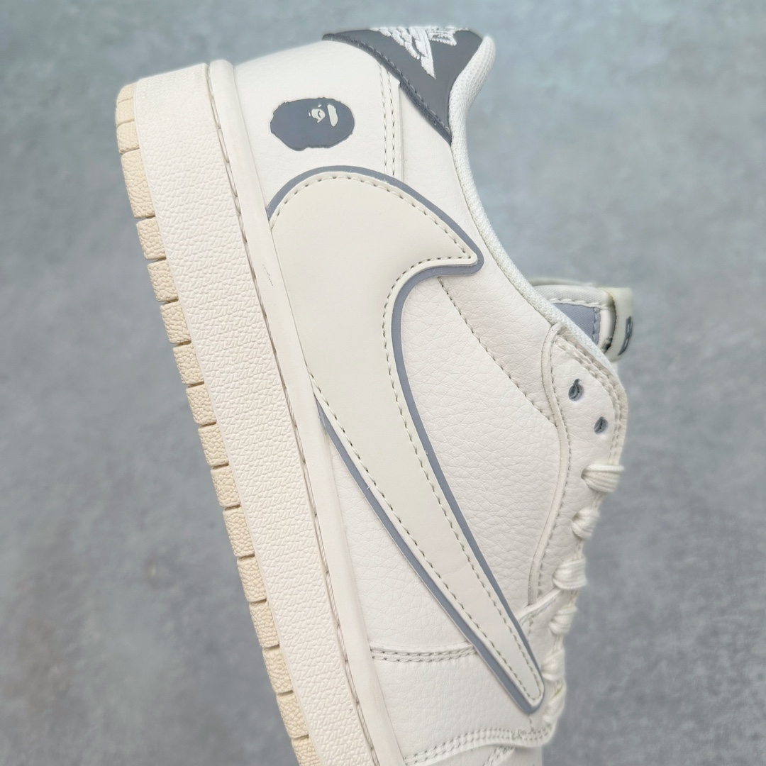 图片[6]-TS x Air Jordan AJ1 Low 倒钩低帮联名定制配色 LJ5188-012 原厂内置气垫魔块 A模大底 头层小牛皮 鞋舌AJ原厂专用牛津布+AJ专用反口珍珠布+原厂无杂质高弹内里海棉+特殊封边弹力鞋带 尺码：36 36.5 37.5 38 38.5 39 40 40.5 41 42 42.5 43 44 44.5 45 46 47.5-选品中心