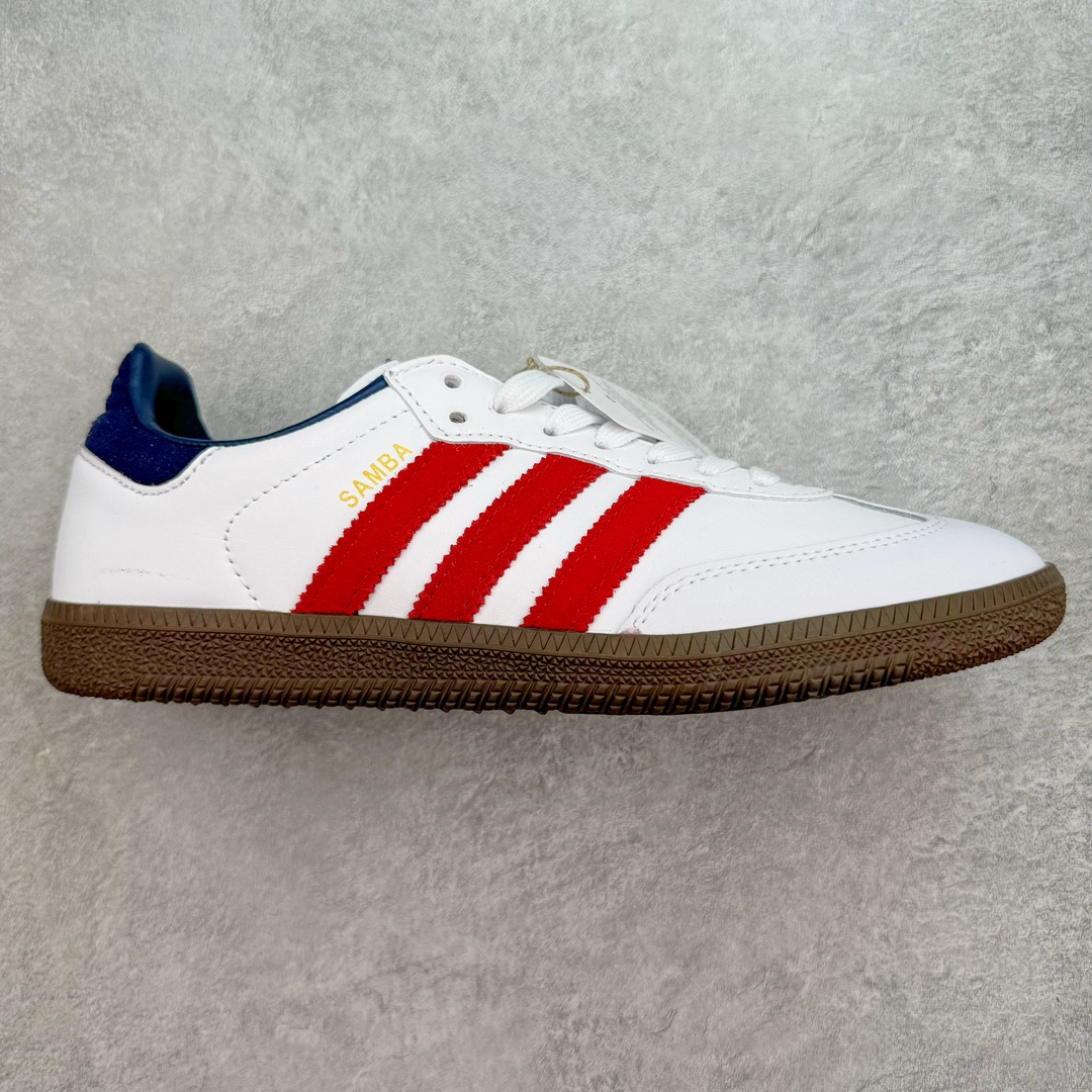 AD Original Samba OG 复古经典轻便板鞋 IH4881 这款桑巴鞋展示了高质量的工艺 带有装饰的超锁缝制和无缝的手感 柔软、柔软的皮革造型和标志性的3条纹完成了精致的外观 正规合身鞋带 鞋面上有绒面鞋垫 橡胶鞋底 享受正畸套筒软感 自50年代首次亮相以来就一直在赢得粉丝的青睐 尺码：36 36.5 37.5 38 38.5 39 40 40.5 41 42 42.5 43 44 44.5 45-选品中心