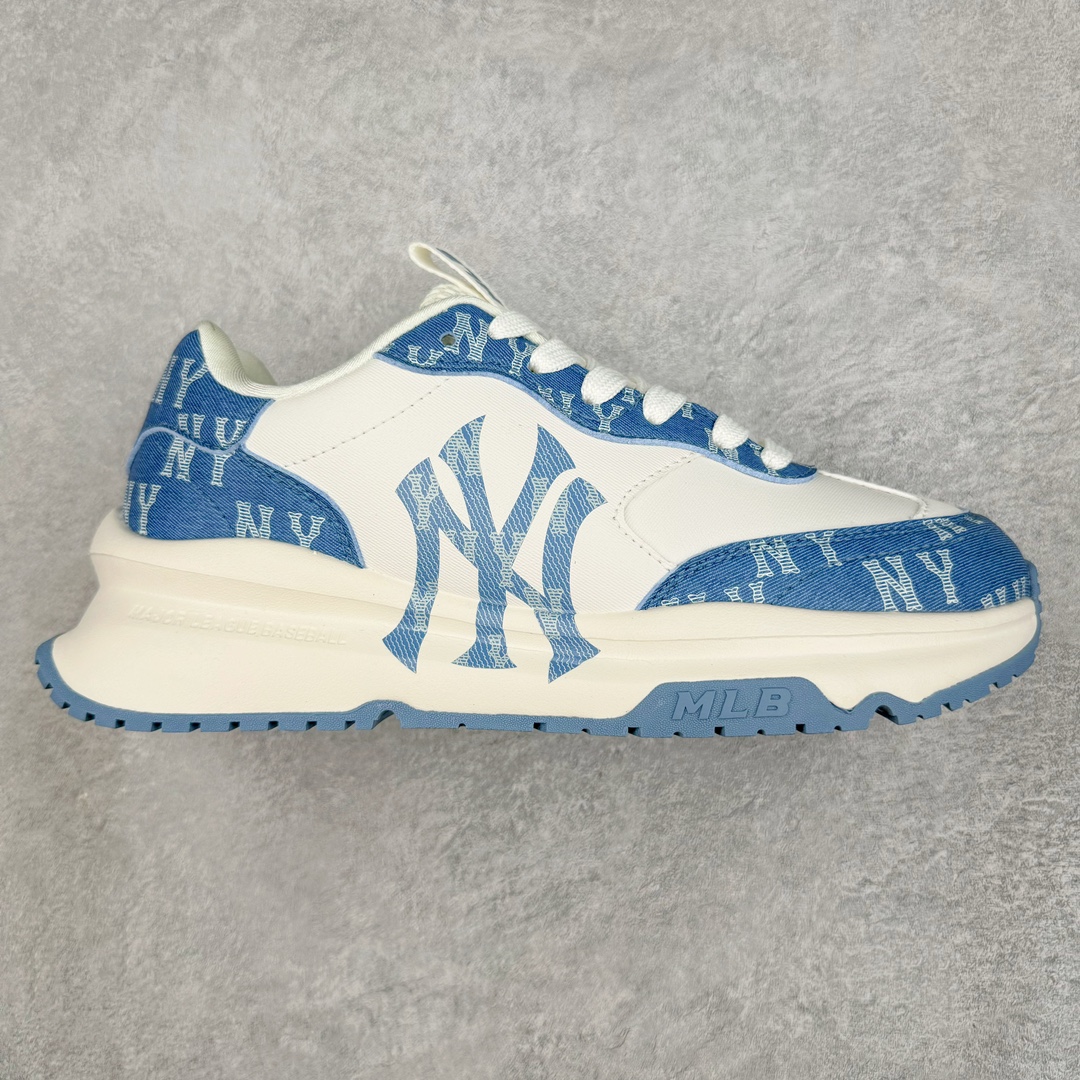 ＃DT纯原 MLB Chunky Runner 2024S 复古印花老爹鞋系列低帮轻量增高厚底百搭休闲运动慢跑鞋 Korea韩国联名NY美国榄球纽约洋基队限定 韩国代购专供 全套原楦原纸板原厂数据开发 正确中底拉帮中底网布细节 平台代购专供 左脚内置芯片 韩国代购吊牌标贴 独家一比一RB+MD组合大底 高频后跟小人Logo精准对位立体饱满 正确网布加超迁鞋面 转印中底走线紧密 转印Logo工艺表层防刮不掉色 尺码：35 36 36.5 37.5 38 38.5 39 40 40.5 41 42 42.5 43 44 45-选品中心