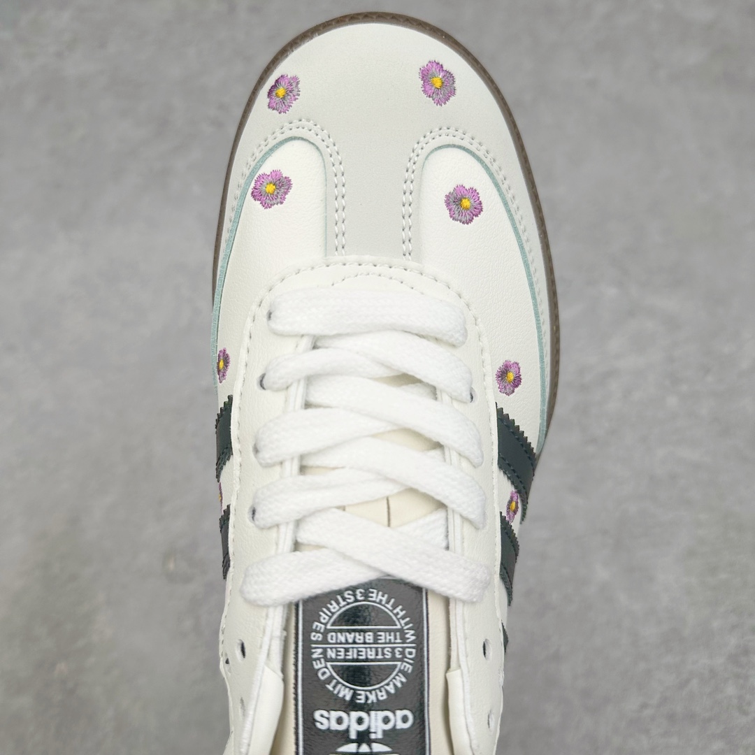 图片[4]-AD Original Samba OG 复古经典轻便板鞋 IF4398 这款桑巴鞋展示了高质量的工艺 带有装饰的超锁缝制和无缝的手感 柔软、柔软的皮革造型和标志性的3条纹完成了精致的外观 正规合身鞋带 鞋面上有绒面鞋垫 橡胶鞋底 享受正畸套筒软感 自50年代首次亮相以来就一直在赢得粉丝的青睐 尺码：36 36.5 37.5 38 38.5 39 40 40.5 41 42 42.5 43 44 44.5 45-选品中心