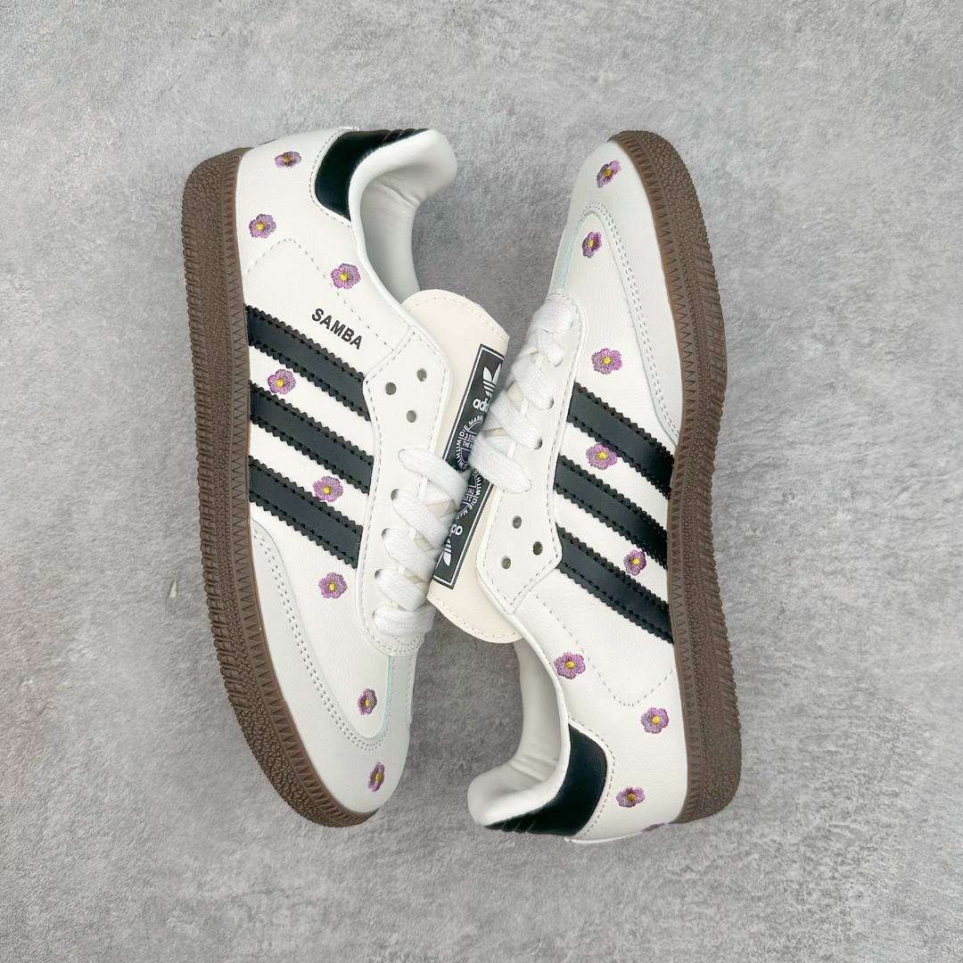 图片[3]-AD Original Samba OG 复古经典轻便板鞋 IF4398 这款桑巴鞋展示了高质量的工艺 带有装饰的超锁缝制和无缝的手感 柔软、柔软的皮革造型和标志性的3条纹完成了精致的外观 正规合身鞋带 鞋面上有绒面鞋垫 橡胶鞋底 享受正畸套筒软感 自50年代首次亮相以来就一直在赢得粉丝的青睐 尺码：36 36.5 37.5 38 38.5 39 40 40.5 41 42 42.5 43 44 44.5 45-选品中心