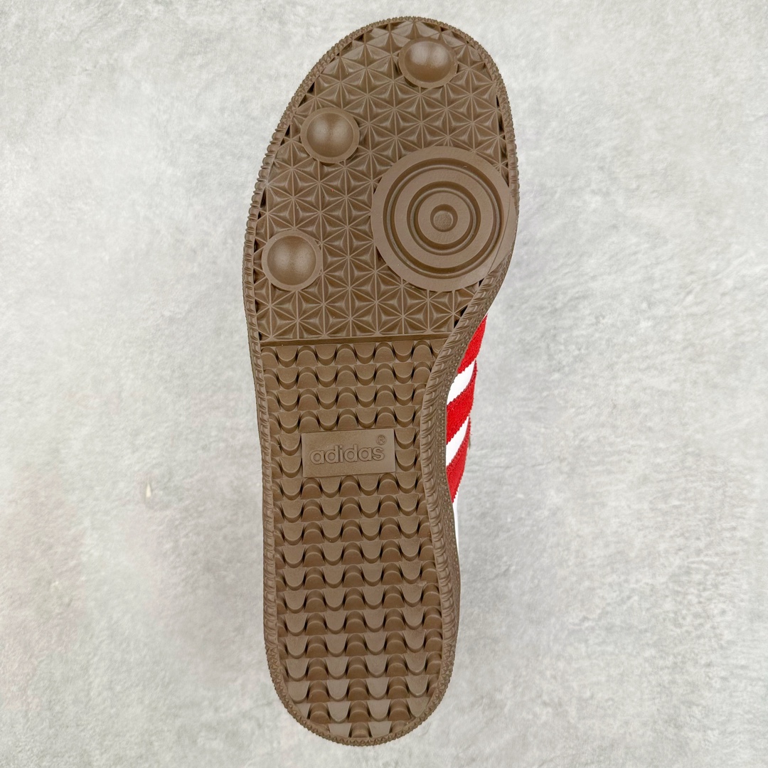 图片[9]-AD Original Samba OG 复古经典轻便板鞋 IH4881 这款桑巴鞋展示了高质量的工艺 带有装饰的超锁缝制和无缝的手感 柔软、柔软的皮革造型和标志性的3条纹完成了精致的外观 正规合身鞋带 鞋面上有绒面鞋垫 橡胶鞋底 享受正畸套筒软感 自50年代首次亮相以来就一直在赢得粉丝的青睐 尺码：36 36.5 37.5 38 38.5 39 40 40.5 41 42 42.5 43 44 44.5 45-选品中心