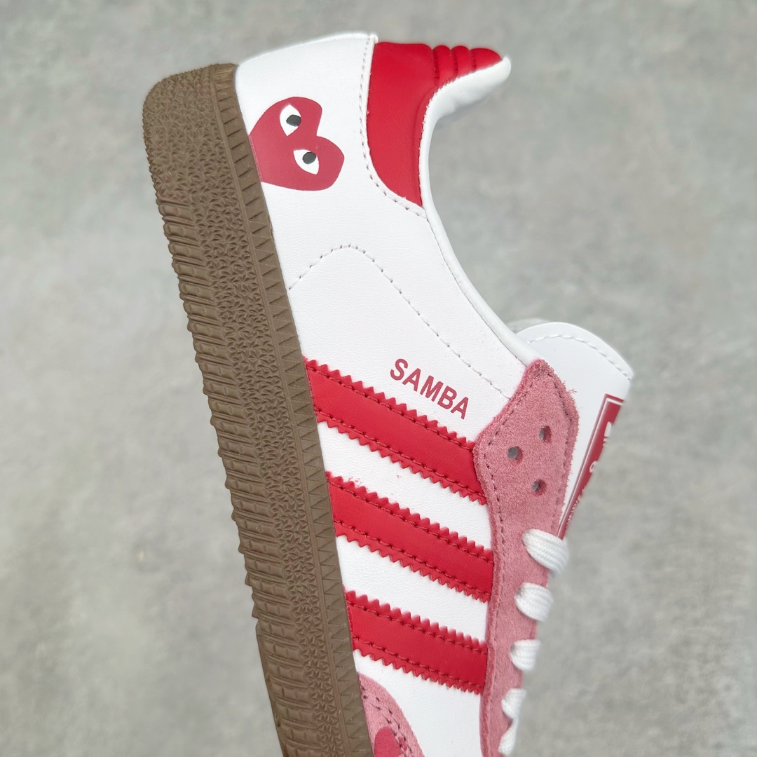 图片[6]-AD Original Samba OG 复古经典轻便板鞋 FW2414 这款桑巴鞋展示了高质量的工艺 带有装饰的超锁缝制和无缝的手感 柔软、柔软的皮革造型和标志性的3条纹完成了精致的外观 正规合身鞋带 鞋面上有绒面鞋垫 橡胶鞋底 享受正畸套筒软感 自50年代首次亮相以来就一直在赢得粉丝的青睐 尺码：36 36.5 37.5 38 38.5 39 40 40.5 41 42 42.5 43 44 44.5 45-选品中心