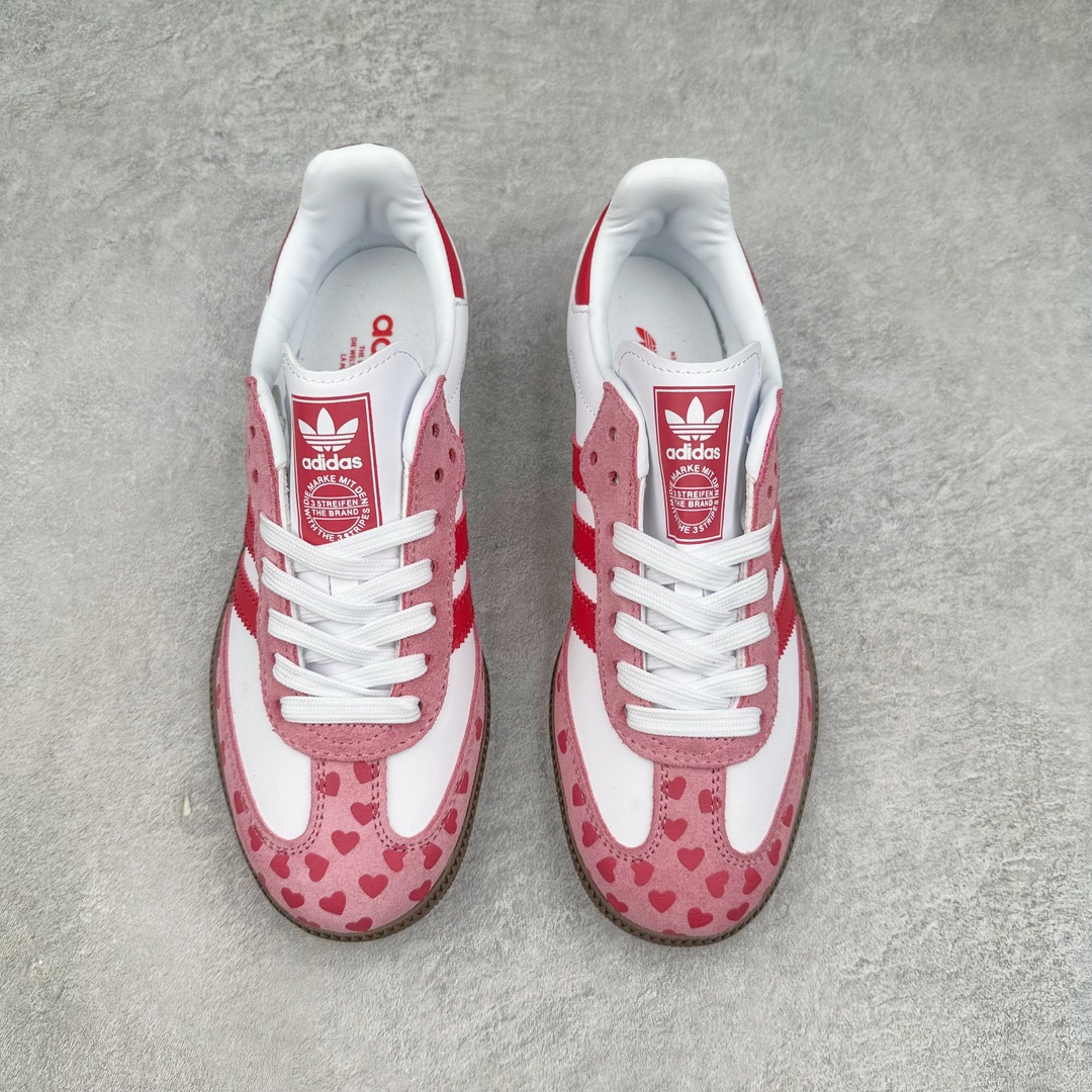 图片[2]-AD Original Samba OG 复古经典轻便板鞋 FW2414 这款桑巴鞋展示了高质量的工艺 带有装饰的超锁缝制和无缝的手感 柔软、柔软的皮革造型和标志性的3条纹完成了精致的外观 正规合身鞋带 鞋面上有绒面鞋垫 橡胶鞋底 享受正畸套筒软感 自50年代首次亮相以来就一直在赢得粉丝的青睐 尺码：36 36.5 37.5 38 38.5 39 40 40.5 41 42 42.5 43 44 44.5 45-选品中心