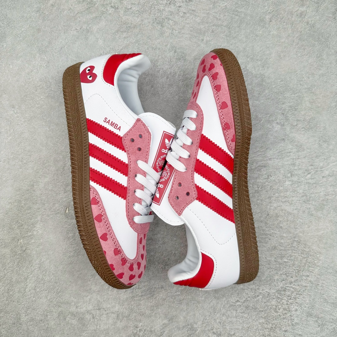 图片[3]-AD Original Samba OG 复古经典轻便板鞋 FW2414 这款桑巴鞋展示了高质量的工艺 带有装饰的超锁缝制和无缝的手感 柔软、柔软的皮革造型和标志性的3条纹完成了精致的外观 正规合身鞋带 鞋面上有绒面鞋垫 橡胶鞋底 享受正畸套筒软感 自50年代首次亮相以来就一直在赢得粉丝的青睐 尺码：36 36.5 37.5 38 38.5 39 40 40.5 41 42 42.5 43 44 44.5 45-选品中心