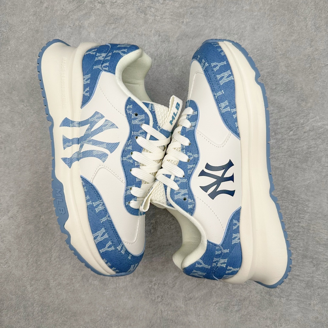 图片[3]-＃DT纯原 MLB Chunky Runner 2024S 复古印花老爹鞋系列低帮轻量增高厚底百搭休闲运动慢跑鞋 Korea韩国联名NY美国榄球纽约洋基队限定 韩国代购专供 全套原楦原纸板原厂数据开发 正确中底拉帮中底网布细节 平台代购专供 左脚内置芯片 韩国代购吊牌标贴 独家一比一RB+MD组合大底 高频后跟小人Logo精准对位立体饱满 正确网布加超迁鞋面 转印中底走线紧密 转印Logo工艺表层防刮不掉色 尺码：35 36 36.5 37.5 38 38.5 39 40 40.5 41 42 42.5 43 44 45-选品中心