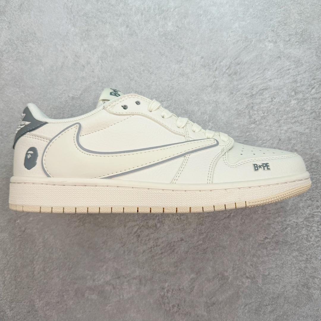 TS x Air Jordan AJ1 Low 倒钩低帮联名定制配色 LJ5188-012 原厂内置气垫魔块 A模大底 头层小牛皮 鞋舌AJ原厂专用牛津布+AJ专用反口珍珠布+原厂无杂质高弹内里海棉+特殊封边弹力鞋带 尺码:36 36.5 37.5 38 38.5 39 40 40.5 41 42 42.5 43 44 44.5 45 46 47.5-选品中心