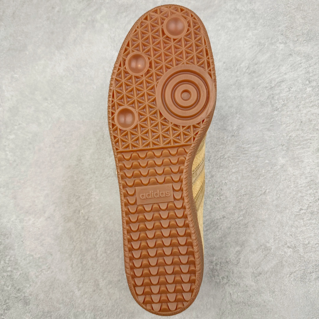 图片[9]-＃PK纯原 JJJJound x AD Originals Samba Classic 桑巴舞系列绅士德训足球风百搭低帮休闲运动板鞋 联名小麦黄 ID8709 好货不怕晚 市场最强版 原厂进口 \\\”Prime Asia\\\” 山羊皮（纹理自然）原厂台湾进口短绒猪巴革 全套原厂纸板冲刀加持 独家原档案私模RB橡胶大底 含胶量硬度原鞋一致 正确拉帮鞋垫背胶 原厂标裁支持鉴定 高密度丽新布中底 内置环保海玻璃鞋垫 全鞋电脑针车零偏差 产品品控稳定性领先行业 原厂港宝加持定型后跟R度完美 JJJJound x Originals联名鞋 作为合作企划里的金字招牌JJJJound 善于利用自己的极简美学挖掘品牌的全新风貌 本次 JJJJound 携手 Originals 选用大热鞋款 Samba 为蓝本 将鞋款的街头气质无痕转变为「静奢风」 鞋款肉眼可见的被赋予了难得的质感 黑白两色都采用了黄色优质皮革内衬以呼应生胶大底 取消了鞋舌的 Logo 转而采用压纹处理使得鞋款整体氛围更加静谧、奢华 同时为了彰显本次合作鞋款的身份 双方合作标识和 JJJJound Logo 被分别印在鞋口内侧和鞋垫上 尺码：36 36.5 37.5 38 38.5 39 40 40.5 41 42 42.5 43 44 44.5 45 46 46.5-选品中心