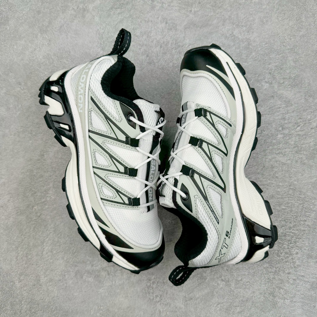 图片[3]-＃绿X Salomon XT-6 萨洛蒙复古潮流户外机能登山跑鞋 纯原外贸平台特供订单 耗时半年巨作 全套原纸板楦头开发 原厂特供网布配套加持 确保原汁原味 完美呈现版型 原档数据独家私模五层组合大底 男女鞋同步官方开发至46.5 原装Ortholite轻量化鞋垫 中底布带钢印编号 原厂TPU锁扣 进口港宝加持 后跟自然饱满 还原公司包裹性 鞋面以“锯齿”状的包裹系统呈现 在基色底之下加入了各种色点缀 将公司的最新技术和时尚前卫的造型融入耐用的长跑款式中 鞋面由 TPU 薄膜制成 并焊接在高耐磨网眼上 使其既时尚又坚固 由 ACS底盘支撑 可增强稳定性和支撑力 以及由橡胶凸耳 Contragrip外底覆盖的 EVA 缓冲中底 旨在应对崎岖的地形 鞋舌上的彩色Salomon 标签、Quicklace 系统以及鞋头、鞋舌和鞋跟上的附加品牌使细节更加完美 让穿着者可以轻松驾驭户外与通勤下的任何运动生活场景 无缝鞋身户外随意纵横 颜值与脚感兼备 出街通勤 绝对非常吸睛 你值得拥有 尺码：36 36.5 37.5 38 38.5 39 40 40.5 41 42 42.5 43 44 44.5 45 46 46.5 注意：偏小1码-选品中心