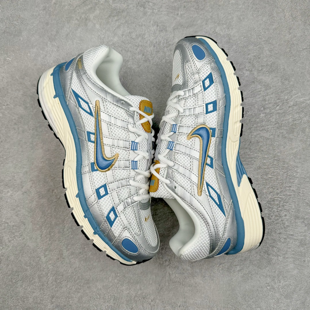 图片[3]-＃HP纯原 NK P-6000 系列低帮复古老爹风休闲运动舒适慢跑鞋 HJ7246-100 购入原鞋原装纸板楦头开发 独家私模四层组合大底 市场唯一正确版本 良心定价 新配色陆续出货 进口三文治网面 融合 Pegasus 过往运动鞋设计 助力 21 世纪早期跑步运动跃升时尚新高度 采用透气网眼布、运动风格线条和耐穿覆面 兼具吸睛外观和舒适感受 中底泡绵以田径赛道为灵感 打造厚实设计 缔造出众缓震性能 尺码：36 36.5 37.5 38 38.5 39 40 40.5 41 42 42.5 43 44 44.5 45 46-选品中心