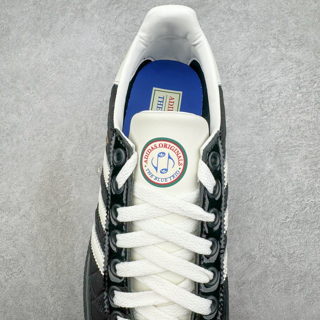 图片[5]-＃S2纯原 AD Originals Handball SPZL 手球运动员系列百搭休闲运动板鞋 JP5669 口碑大厂出品 品控大底版型不断改良更新 原厂皮料 原装过验内外标加持 全套原纸板楦头开发 确保原汁原味 完美呈现桑巴版型 一比一鞋头弧度高度鞋身弧度 数据细节工艺流程均保持一致 这款来自阿迪达斯的这款HANDBALL SPZL前身是一双手球运动鞋 这一次拿来复刻 所以鞋面的主要色彩选用了黑色 鞋面外侧除了Spezial字母之外还有三叶草标志 Handball SPZL作为复古手球训练鞋与作为室内足球鞋的Samba有着异曲同工之处 但是质感更为出众的鞋身以及丰富的配色选择比起Samba来讲可以说是更胜一筹了 尺码：36 36⅔ 37⅓ 38 38⅔ 39⅓ 40 40⅔ 41⅓ 42 42⅔ 43⅓ 44 45-选品中心