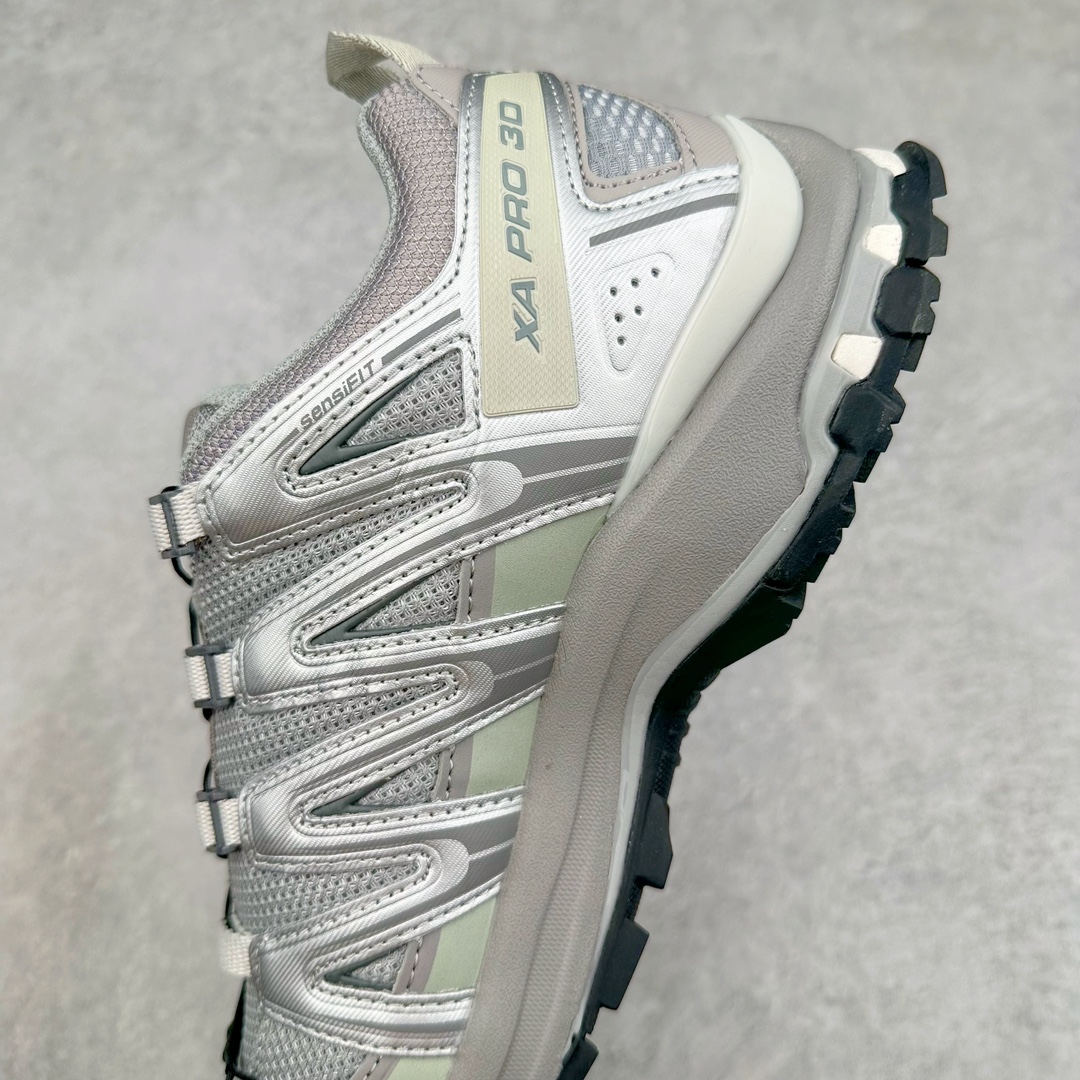 图片[7]-＃B版 SALOMON XA Pro 3D ADV 萨洛蒙潮流越野机能户外功能鞋 纯原外贸平台特供订单 耗时半年巨作 全套原纸板楦头开发 原厂特供网布配套加持 确保原汁原味 完美呈现版型 原档数据独家私模五层组合大底 原装Ortholite轻量化鞋垫 中底布带钢印编号 原厂TPU锁扣 进口港宝加持 后跟自然饱满 还原公司包裹性 鞋面采用SENSIFT贴合技术 全方位贴合包裹脚型 鞋跟部鞋底牵引设计 提供强大的抓地性能 更适应野外崎岖不平的道路 其3D ADVANCED CHASSIS底盘 材料轻量大化 钉齿设计更具稳定性 防护性 鞋底易磨损区运用CONTAGRIP高耐磨材料 应对城市硬质路面长距离跑考验 尺码：36 36.5 37.5 38 38.5 39 40 40.5 41 42 42.5 43 44 44.5 45 46.5-选品中心