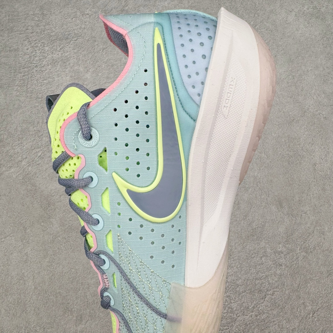 图片[7]-＃JC纯原 NK Air Zoom G.T.Cut 3.0 EP 新款实战低帮篮球鞋 复活节蓝色 DV2913-401 一个月返厂/换新售后服务 支持各种实战 全套原纸板楦头开发 独家原档数据私模唯一正确8层组合大底 全新GT Cut 3.0 全掌搭载了 ZoomX 泡棉 使得整双鞋在缓震表现上可谓相当优秀 拥有着顶级科技配置的同时 颜值设计也非常可观 整体鞋型仍然保留了前低后高的设计 G.T. Cut 传统的突进极速突破的感觉 鞋头麂皮材质和 NK Flywire 飞线工艺 相对来说包裹感更好了 必备的TPU 支撑片 两侧 Swoosh 的透气孔设计 起到散热透气的作用 鞋舌采用类似跑鞋的半开叉式设计 搭配鞋带既可以提升包裹感 又降低了运动中鞋舌乱跑的可能性 鞋子内里填充相当厚实 避免掉跟 尺码：36 36.5 37.5 38 38.5 39 40 40.5 41 42 42.5 43 44 44.5 45 45.5 46 47 47.5 48.5-选品中心