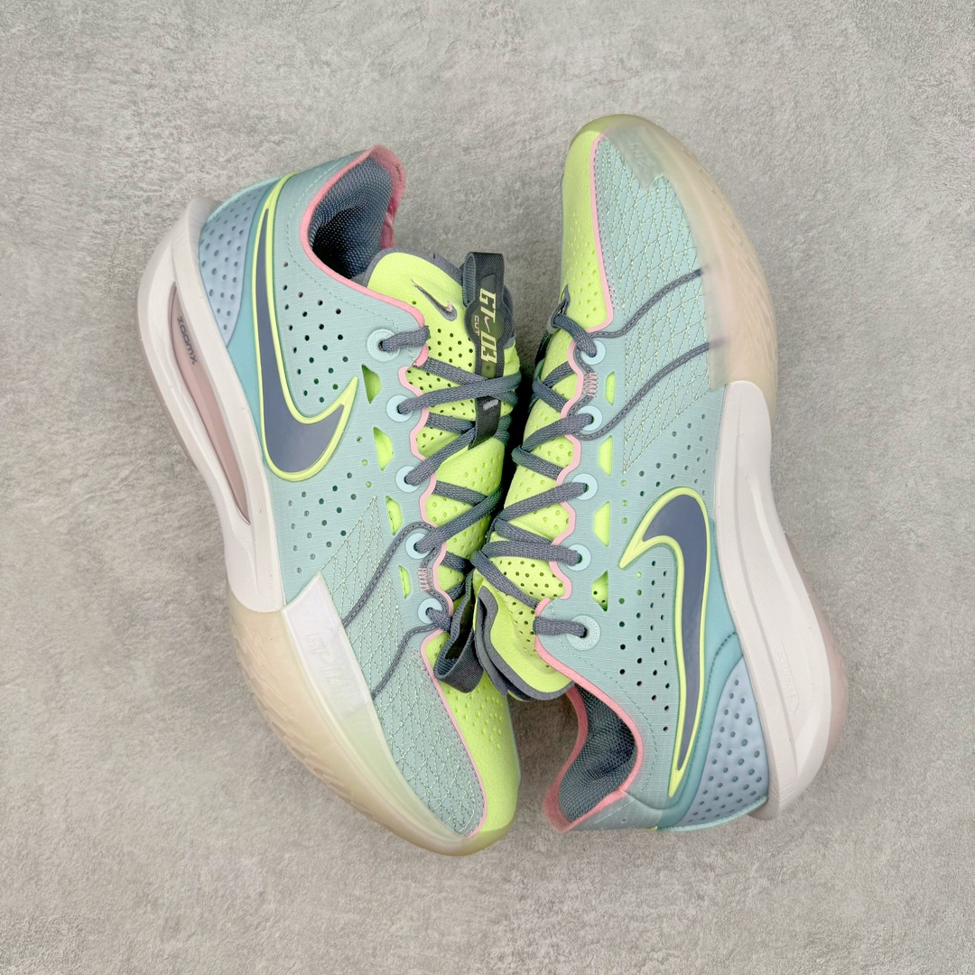 图片[3]-＃JC纯原 NK Air Zoom G.T.Cut 3.0 EP 新款实战低帮篮球鞋 复活节蓝色 DV2913-401 一个月返厂/换新售后服务 支持各种实战 全套原纸板楦头开发 独家原档数据私模唯一正确8层组合大底 全新GT Cut 3.0 全掌搭载了 ZoomX 泡棉 使得整双鞋在缓震表现上可谓相当优秀 拥有着顶级科技配置的同时 颜值设计也非常可观 整体鞋型仍然保留了前低后高的设计 G.T. Cut 传统的突进极速突破的感觉 鞋头麂皮材质和 NK Flywire 飞线工艺 相对来说包裹感更好了 必备的TPU 支撑片 两侧 Swoosh 的透气孔设计 起到散热透气的作用 鞋舌采用类似跑鞋的半开叉式设计 搭配鞋带既可以提升包裹感 又降低了运动中鞋舌乱跑的可能性 鞋子内里填充相当厚实 避免掉跟 尺码：36 36.5 37.5 38 38.5 39 40 40.5 41 42 42.5 43 44 44.5 45 45.5 46 47 47.5 48.5-选品中心