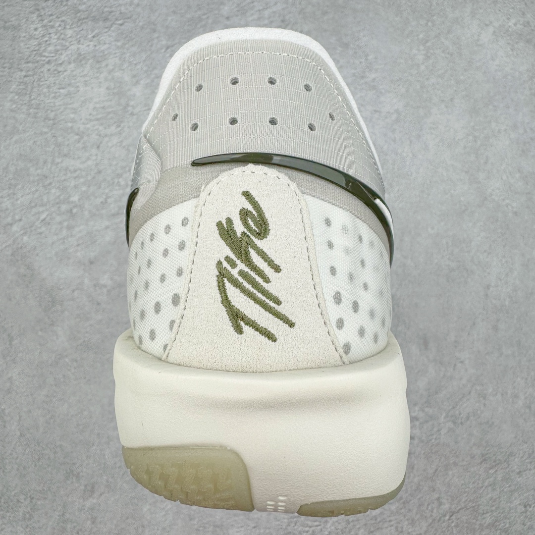 图片[8]-＃JC纯原 NK Air Zoom G.T.Cut 3.0 EP 新款实战低帮篮球鞋 灰绿 DV2913-003 一个月返厂/换新售后服务 支持各种实战 全套原纸板楦头开发 独家原档数据私模唯一正确8层组合大底 全新GT Cut 3.0 全掌搭载了 ZoomX 泡棉 使得整双鞋在缓震表现上可谓相当优秀 拥有着顶级科技配置的同时 颜值设计也非常可观 整体鞋型仍然保留了前低后高的设计 G.T. Cut 传统的突进极速突破的感觉 鞋头麂皮材质和 NK Flywire 飞线工艺 相对来说包裹感更好了 必备的TPU 支撑片 两侧 Swoosh 的透气孔设计 起到散热透气的作用 鞋舌采用类似跑鞋的半开叉式设计 搭配鞋带既可以提升包裹感 又降低了运动中鞋舌乱跑的可能性 鞋子内里填充相当厚实 避免掉跟 尺码：36 36.5 37.5 38 38.5 39 40 40.5 41 42 42.5 43 44 44.5 45 45.5 46 47 47.5 48.5-选品中心