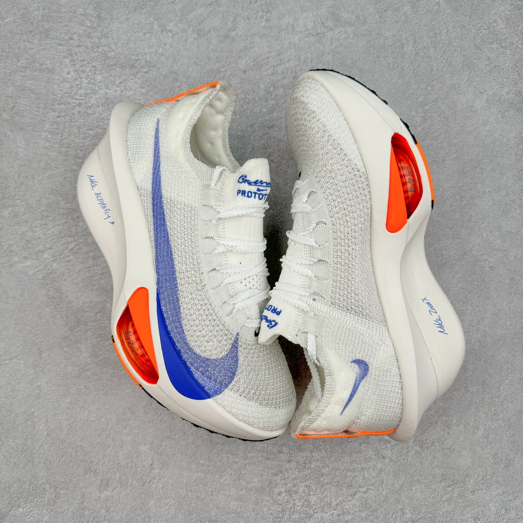 图片[3]-＃JC纯原 NK Air Zoom Alphafly NEXT% 3 2024全新马拉松超级跑鞋 HF7357-900 有史以来最轻盈、测试次数最多的NK Alphafly 经过精英马拉松运动员的测试验证 并搭载Air Zoom气垫 旨在助力跑者实现突破 取得更佳的成绩 在开发过程中 Alphafly 3帮助耐克运动员凯尔文·基普图姆（Kelvin Kiptum）以2：00：35的成绩刷新了马拉松世界纪录 Alphafly的动力设计没有改变——Air Zoom气垫单元、Flyplate碳纤维板和ZoomX泡绵 但是整体系统的制作方法略有调整 优化和提升了对运动员的帮助 主要更新包括一体式鞋底 提供顺畅稳定的“后跟到脚趾”过渡；更宽的全长Flyplate碳纤维板提供稳定助推力 全新Fast Shot外底保证出色牵引力和抓地力 全新Atomknit 3.0鞋面提供更强的控制力、透气性和中足支撑力 尺码：36 36.5 37.5 38 38.5 39 40 40.5 41 42 42.5 43 44 44.5 45 46-选品中心
