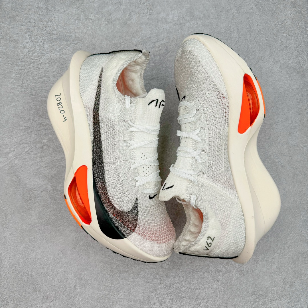 图片[3]-＃JC纯原 NK Air Zoom Alphafly NEXT% 3 2024全新马拉松超级跑鞋 FD8356-100 有史以来最轻盈、测试次数最多的NK Alphafly 经过精英马拉松运动员的测试验证 并搭载Air Zoom气垫 旨在助力跑者实现突破 取得更佳的成绩 在开发过程中 Alphafly 3帮助耐克运动员凯尔文·基普图姆（Kelvin Kiptum）以2：00：35的成绩刷新了马拉松世界纪录 Alphafly的动力设计没有改变——Air Zoom气垫单元、Flyplate碳纤维板和ZoomX泡绵 但是整体系统的制作方法略有调整 优化和提升了对运动员的帮助 主要更新包括一体式鞋底 提供顺畅稳定的“后跟到脚趾”过渡；更宽的全长Flyplate碳纤维板提供稳定助推力 全新Fast Shot外底保证出色牵引力和抓地力 全新Atomknit 3.0鞋面提供更强的控制力、透气性和中足支撑力 尺码：36 36.5 37.5 38 38.5 39 40 40.5 41 42 42.5 43 44 44.5 45 46-选品中心