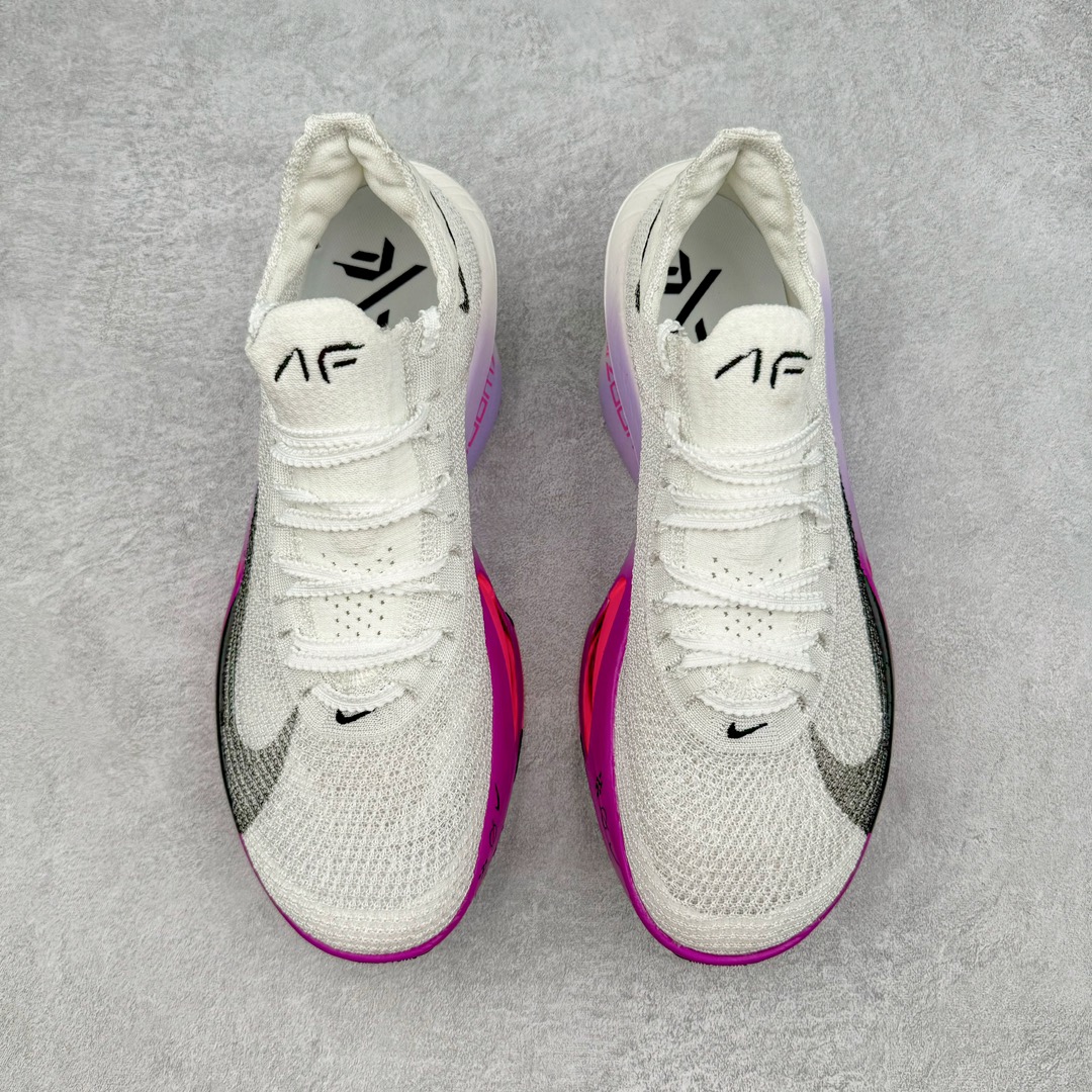 图片[2]-＃JC纯原 NK Air Zoom Alphafly NEXT% 3 2024全新马拉松超级跑鞋 FB8311-100 有史以来最轻盈、测试次数最多的NK Alphafly 经过精英马拉松运动员的测试验证 并搭载Air Zoom气垫 旨在助力跑者实现突破 取得更佳的成绩 在开发过程中 Alphafly 3帮助耐克运动员凯尔文·基普图姆（Kelvin Kiptum）以2：00：35的成绩刷新了马拉松世界纪录 Alphafly的动力设计没有改变——Air Zoom气垫单元、Flyplate碳纤维板和ZoomX泡绵 但是整体系统的制作方法略有调整 优化和提升了对运动员的帮助 主要更新包括一体式鞋底 提供顺畅稳定的“后跟到脚趾”过渡；更宽的全长Flyplate碳纤维板提供稳定助推力 全新Fast Shot外底保证出色牵引力和抓地力 全新Atomknit 3.0鞋面提供更强的控制力、透气性和中足支撑力 尺码：36 36.5 37.5 38 38.5 39 40 40.5 41 42 42.5 43 44 44.5 45 46-选品中心