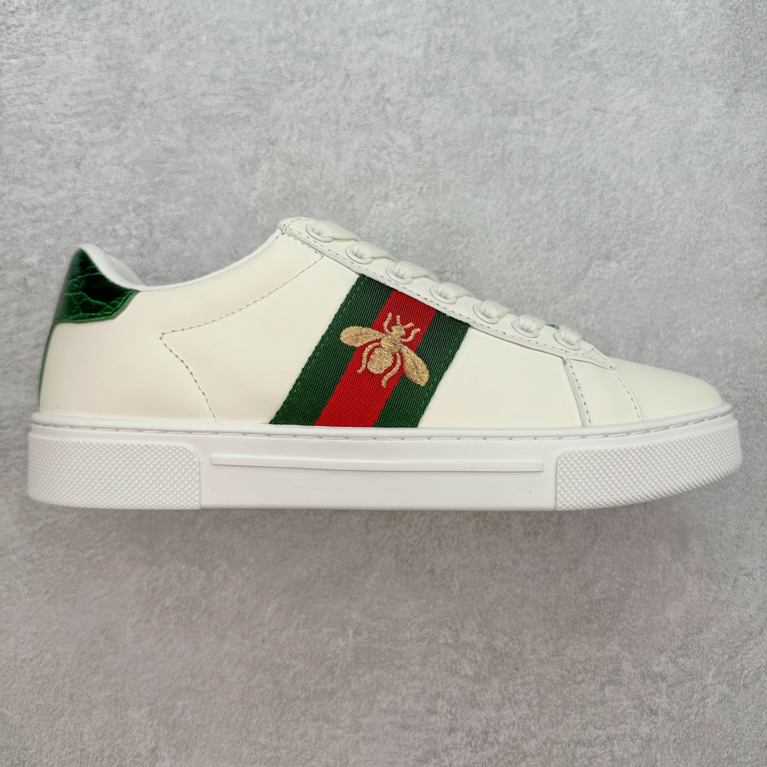 经典高奢古驰GUCCI古驰 Ace Embroidered Low-Top拼色刺绣系列低帮潮流百搭休闲板鞋 市售最强顶级几率混卖版本 全网首发Gucci古驰小蜜蜂 附送原装一致鞋舌仿磨环保纸垫全套专柜包装物及配件外盒标和鞋底嵌入核心防伪芯片感应装置 秒杀市面任何版本意大利进口超软小牛皮+同源出厂真丝绸防尘鞋套袋原装雪梨形超软沙绒纸团高工艺无缝细空胶技术 贴楦误差0.05mm 鞋底采用固特异内外锁死工艺 最大限度弯折永不开胶 原鞋一致效果环保无味❗ 尺码：35 36 37 38 39 40 41 42 43 44-选品中心