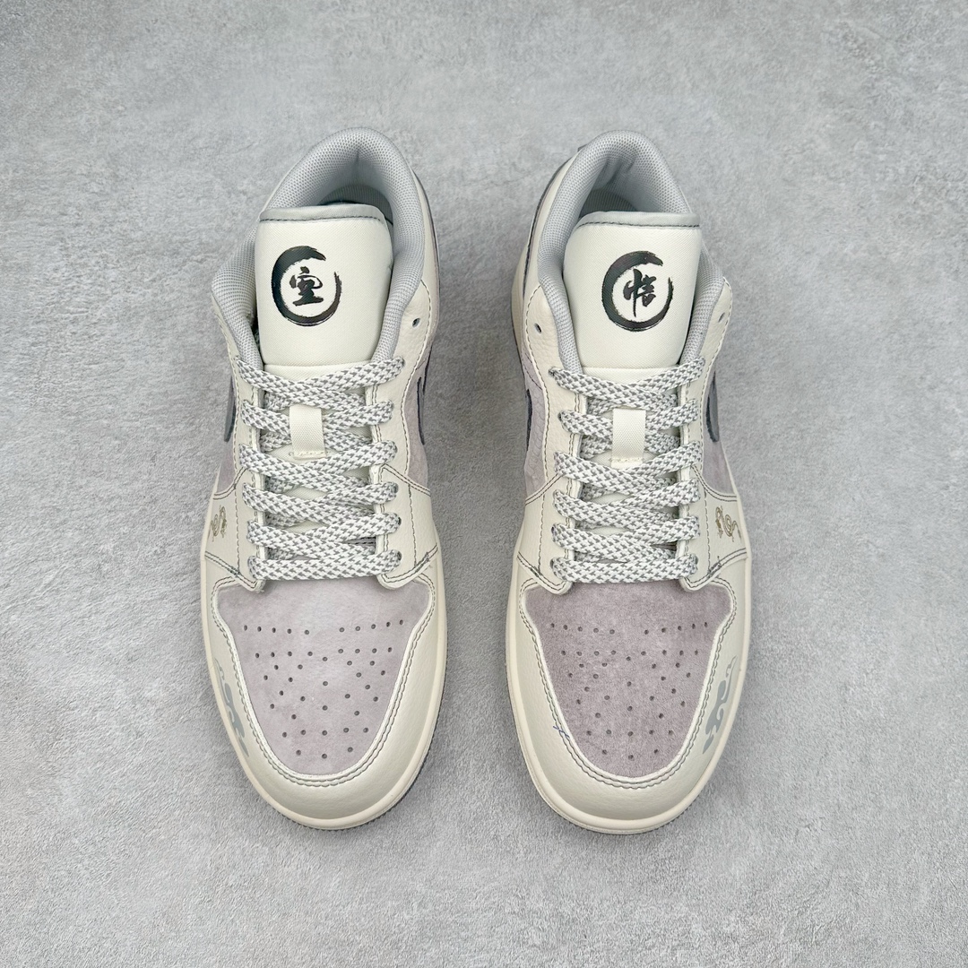 图片[2]-Air Jordan AJ1 Low 低帮系列定制配色 SJ9950-041 原厂内置气垫魔块 A模大底 头层小牛皮 鞋舌AJ原厂专用牛津布+AJ专用反口珍珠布+原厂无杂质高弹内里海棉+特殊封边弹力鞋带 尺码：36 36.5 37.5 38 38.5 39 40 40.5 41 42 42.5 43 44 44.5 45 46-选品中心