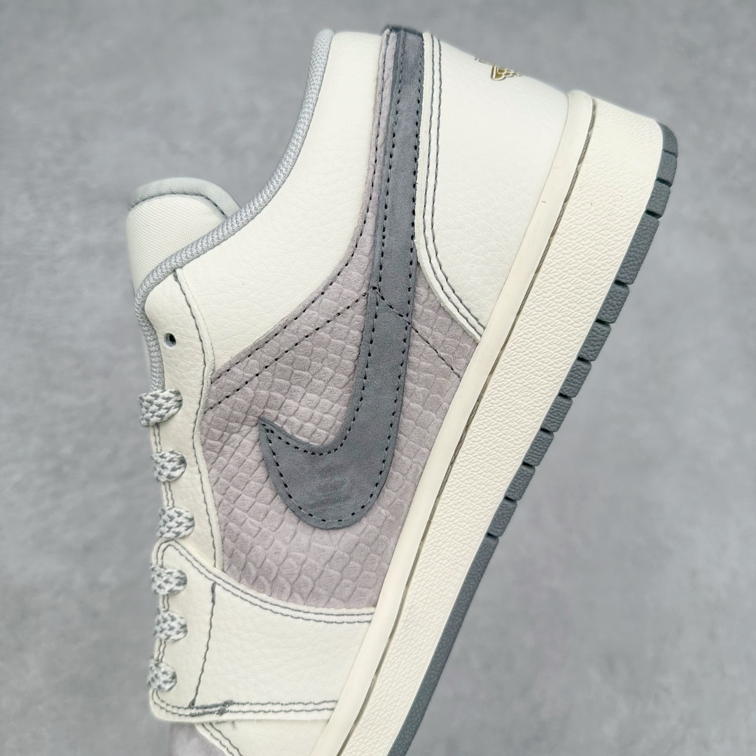 图片[7]-Air Jordan AJ1 Low 低帮系列定制配色 SJ9950-041 原厂内置气垫魔块 A模大底 头层小牛皮 鞋舌AJ原厂专用牛津布+AJ专用反口珍珠布+原厂无杂质高弹内里海棉+特殊封边弹力鞋带 尺码：36 36.5 37.5 38 38.5 39 40 40.5 41 42 42.5 43 44 44.5 45 46-选品中心